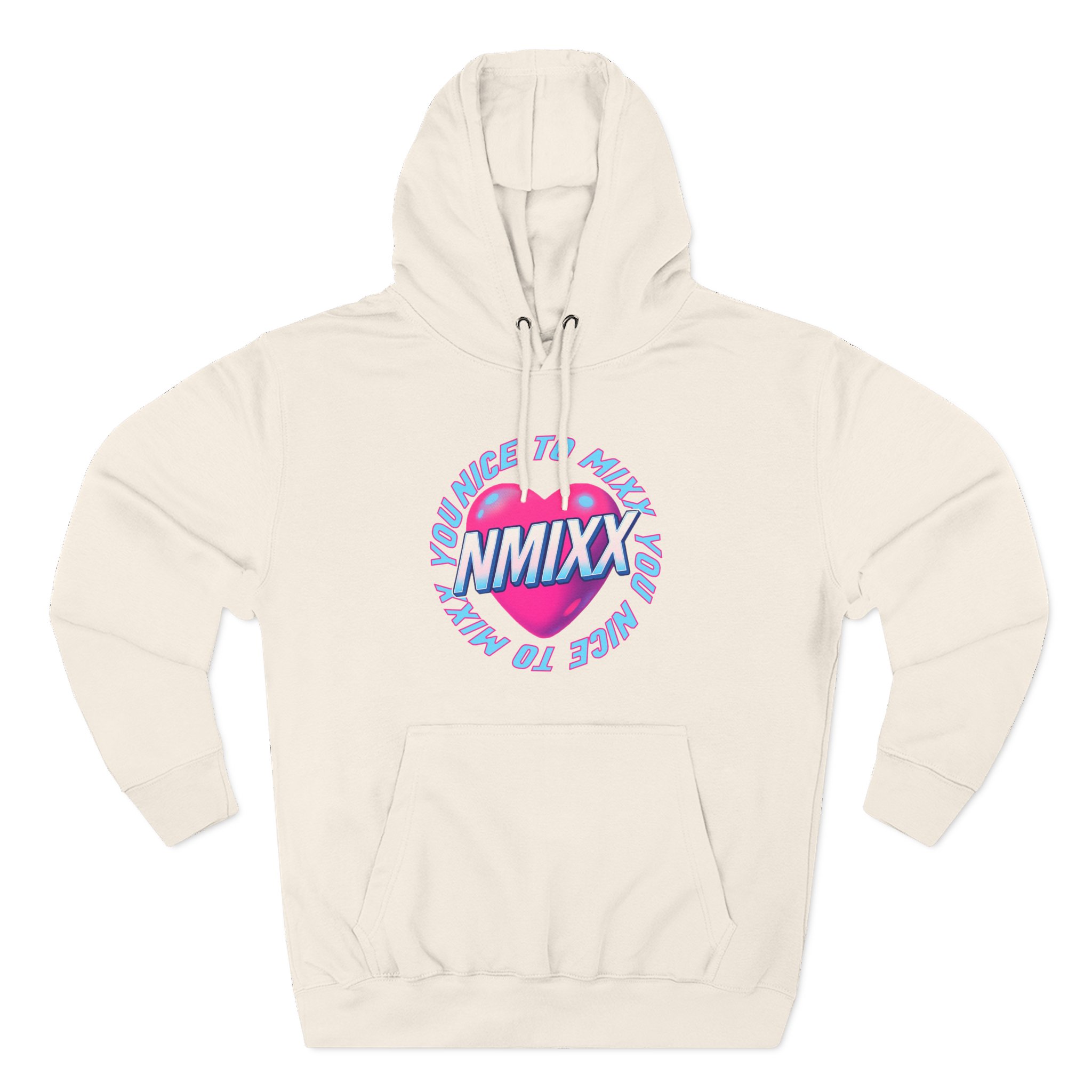 Nmixx Three-Panel Fleece Hoodie