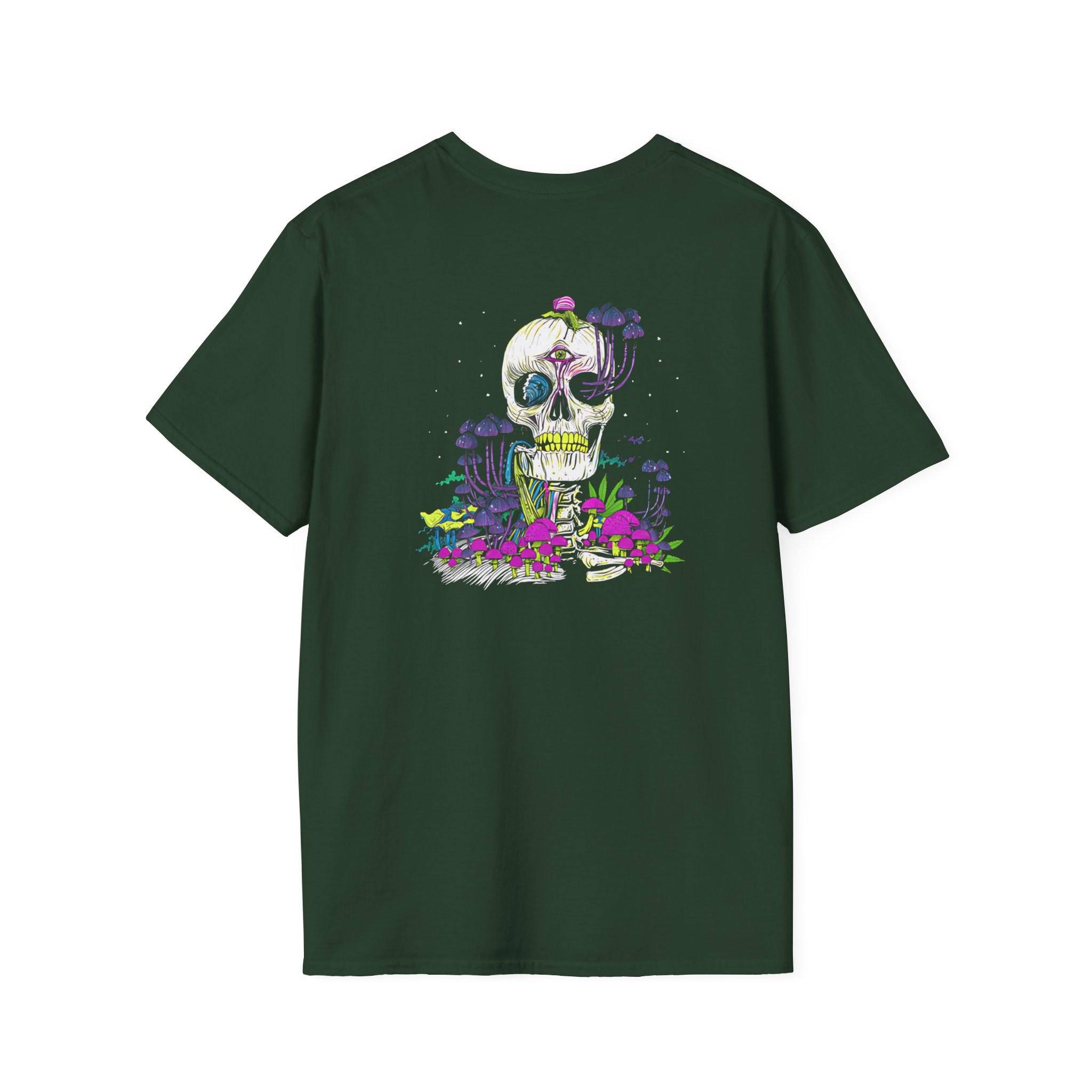 Incubus Magic Mushroom Skull Unisex Softstyle T-Shirt