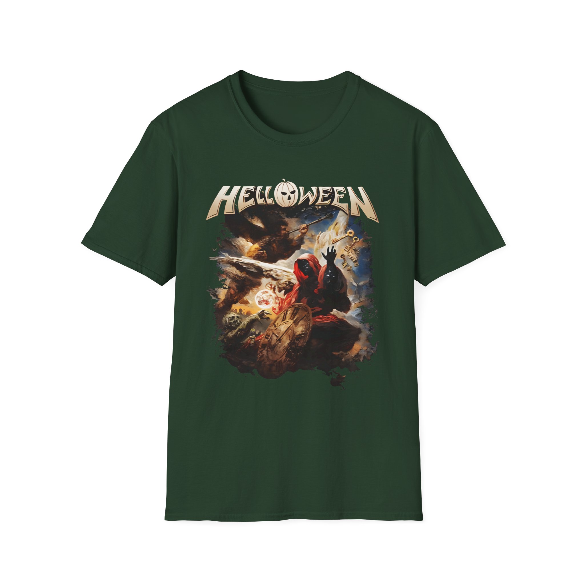 Helloween United Forces World Tour Unisex Softstyle T-Shirt