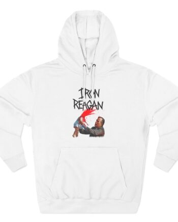 Iron Reagan Asshole Bush Three-Panel Fleece Hoodie