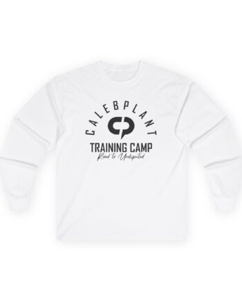 Caleb Plant Training Camp W/ Logo Unisex Ultra Cotton Long Sleeve Tee