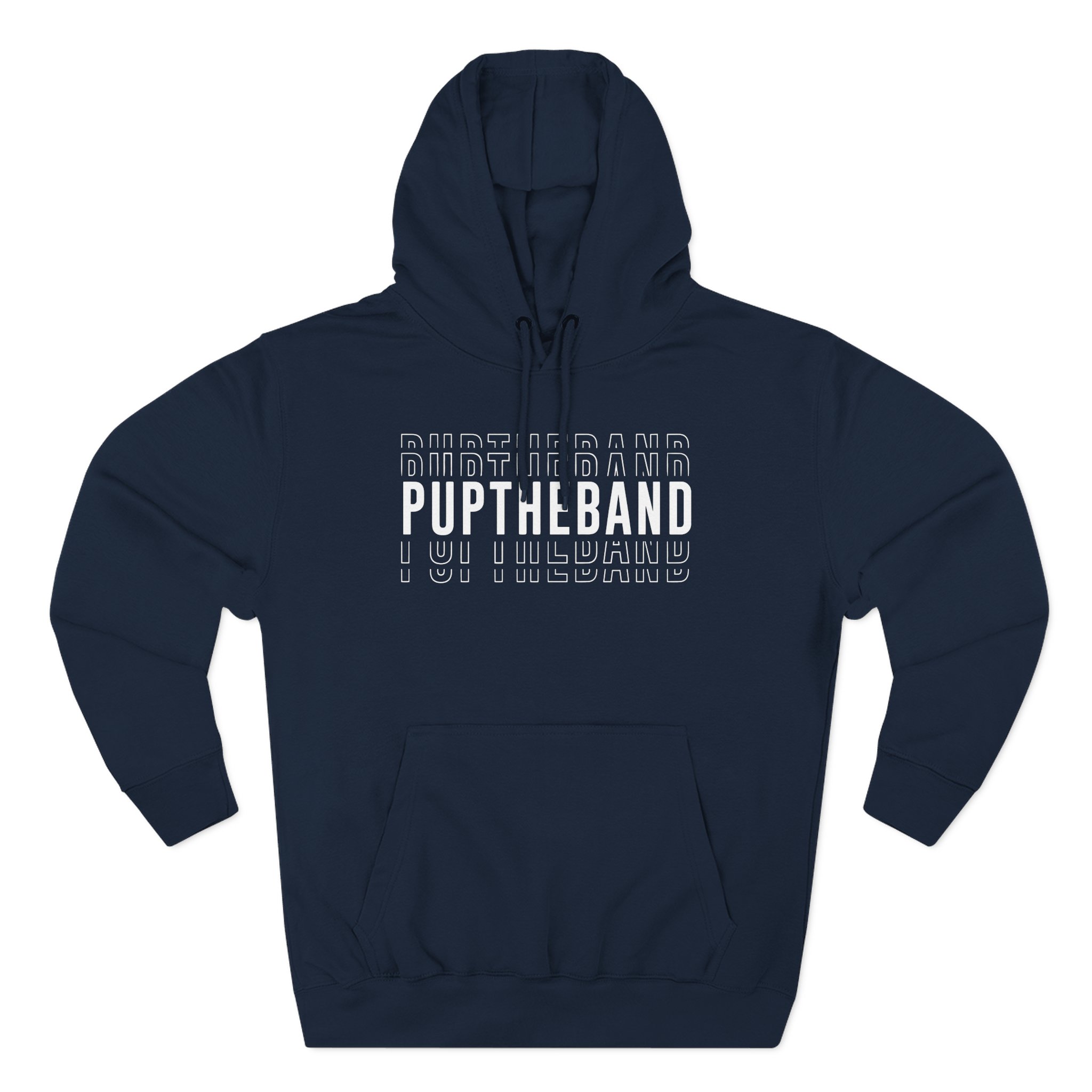 Pup Zombie Three-Panel Fleece Hoodie