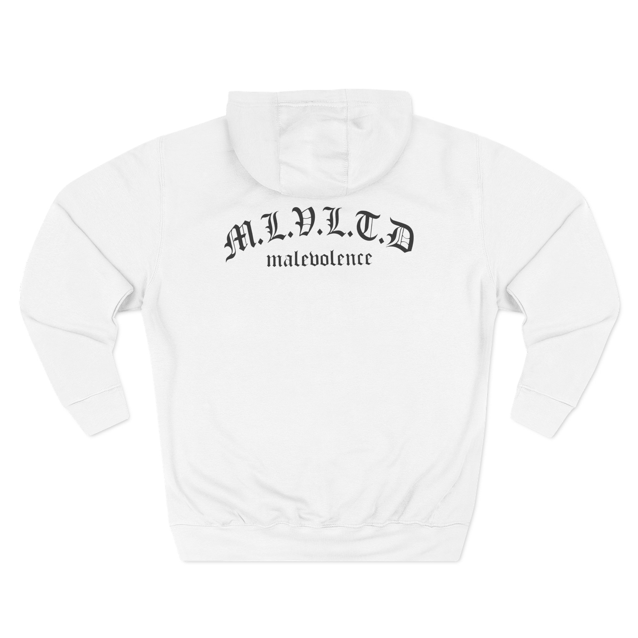 Malevolence Malev Graff Three-Panel Fleece Hoodie