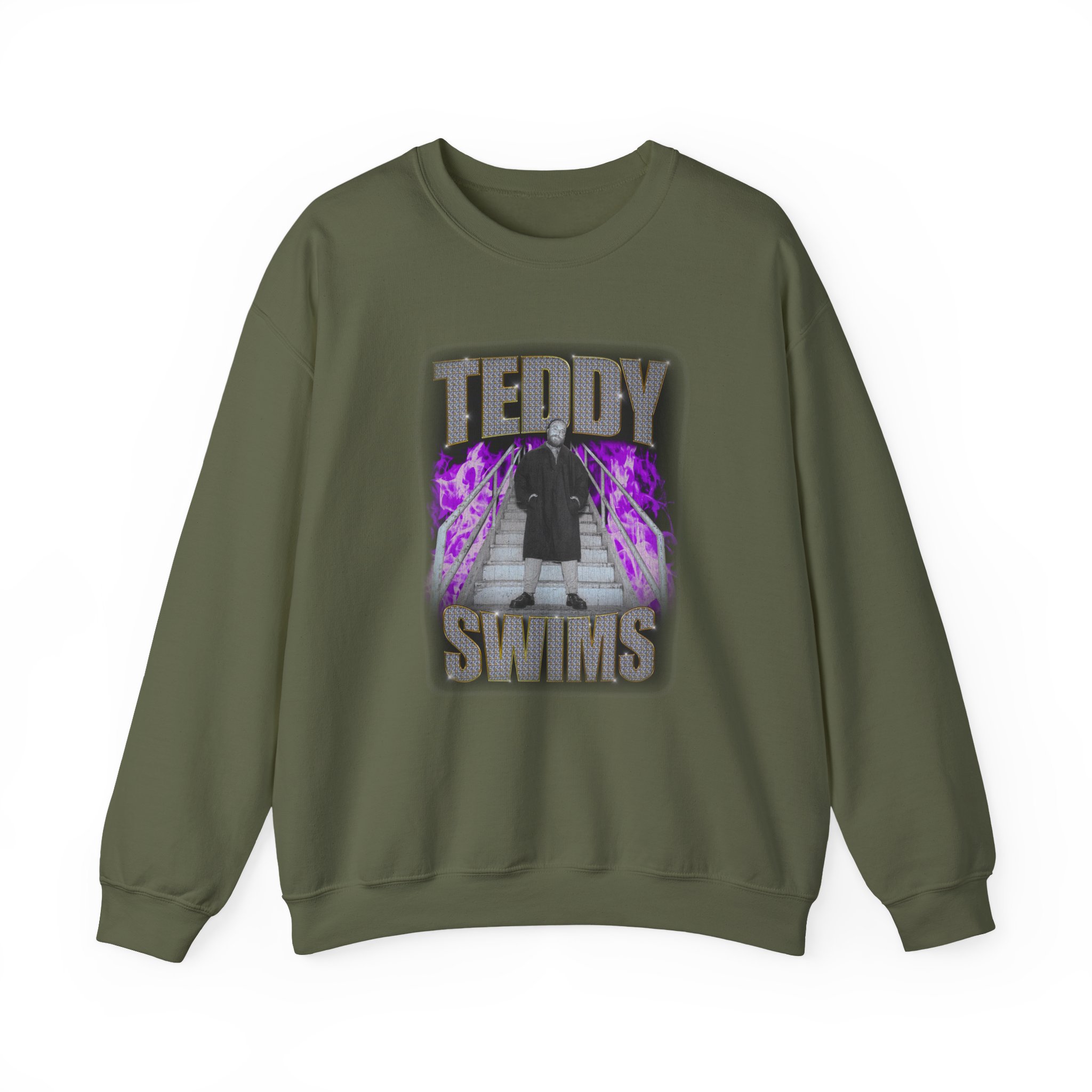 Teddy Swims Bootleg Unisex Heavy Blend Crewneck Sweatshirt