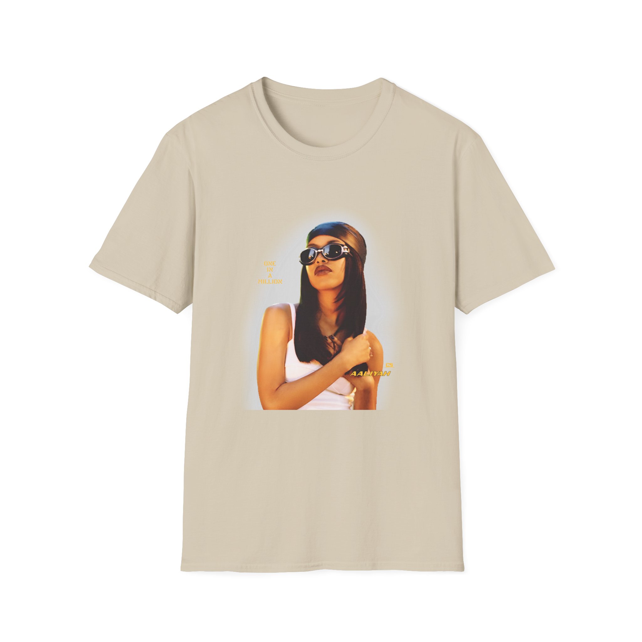 Aaliyah Oiam Portrait Unisex Softstyle T-shirt