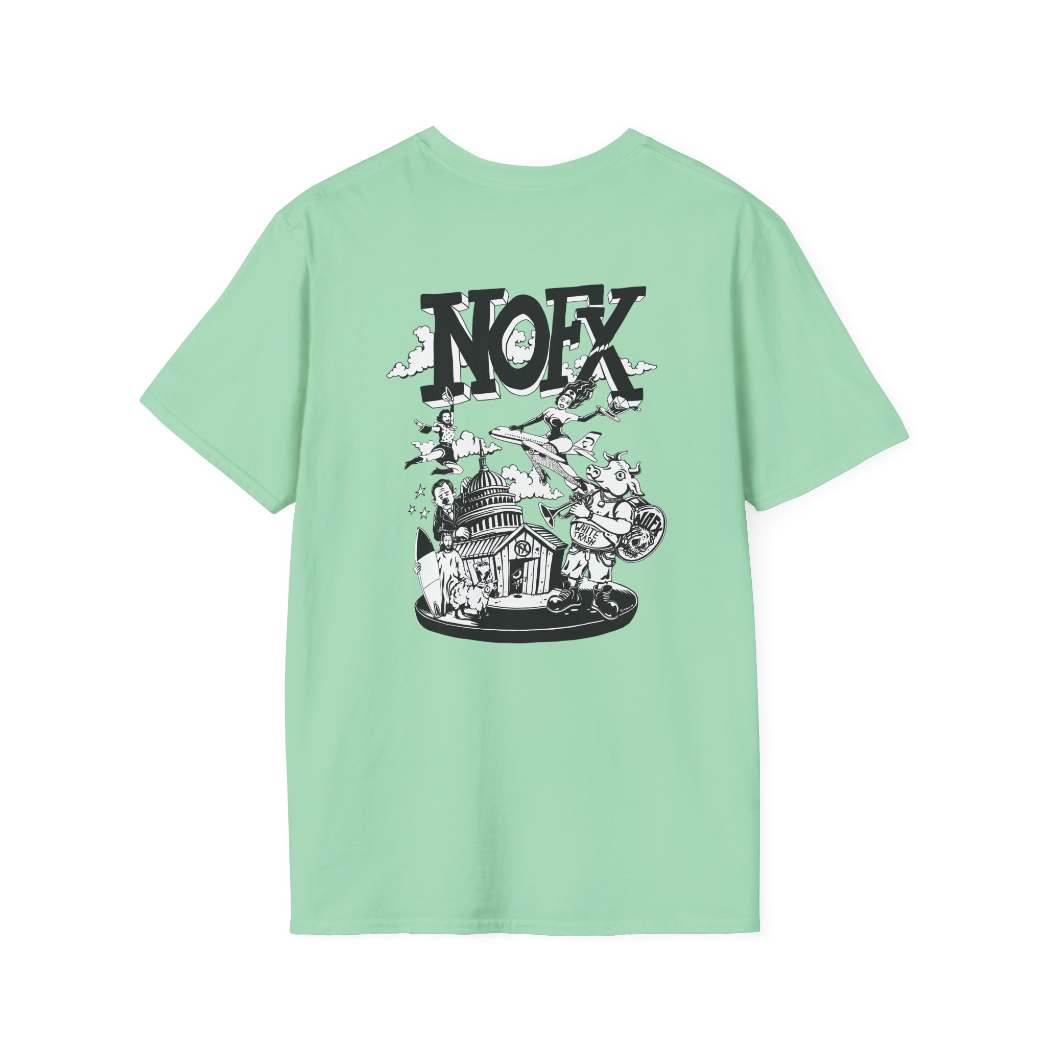 Nofx Allbums Unisex Softstyle T-Shirt