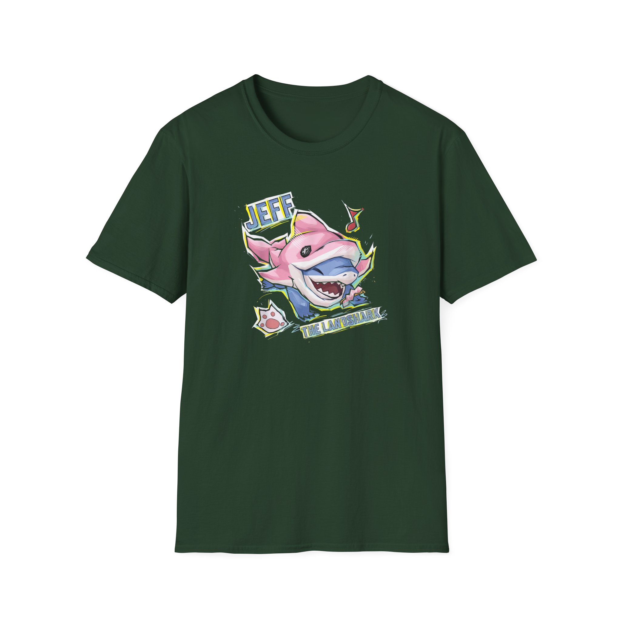 Jeff the Land Shark Unisex Softstyle T-Shirt