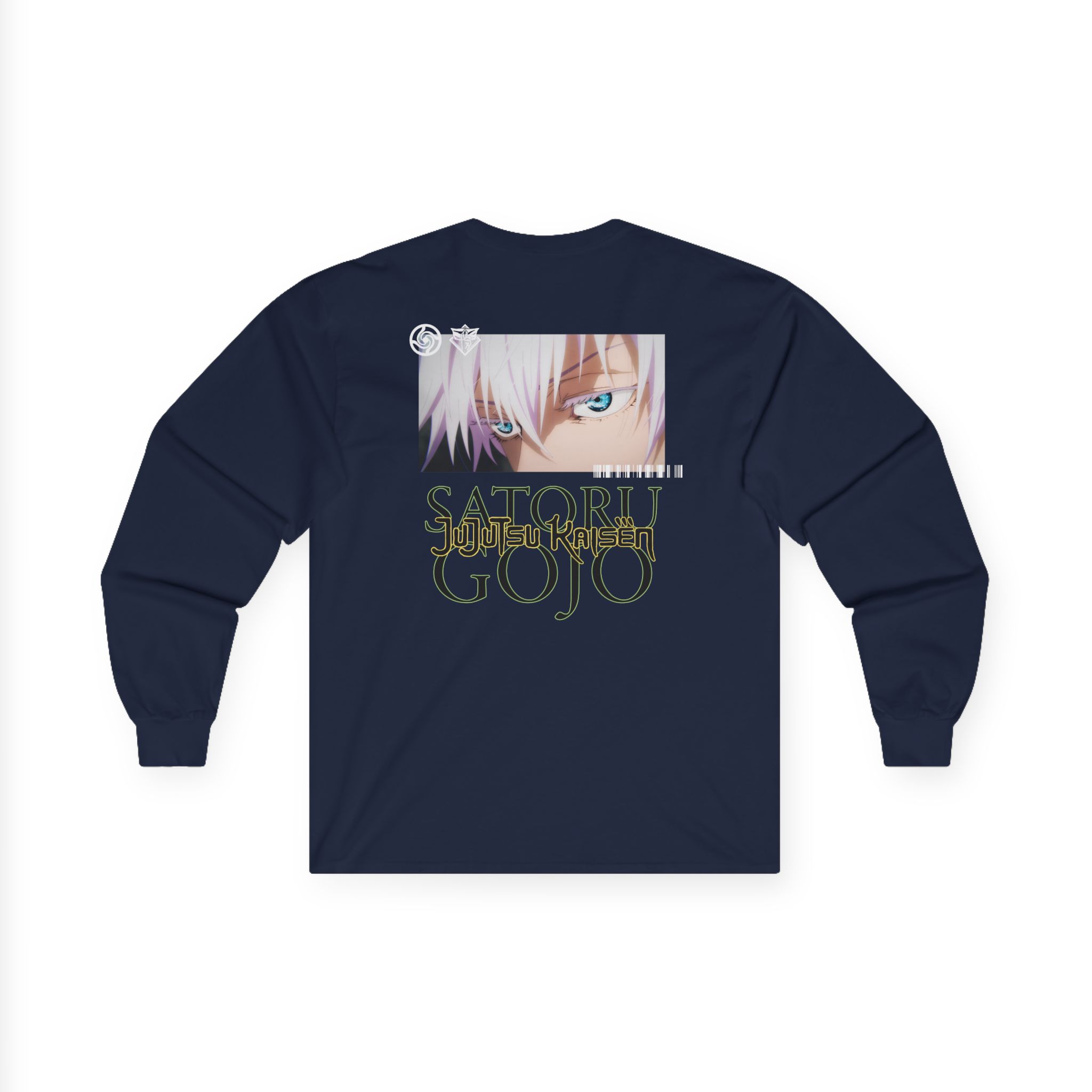 Jujutsu Kaisen X Dim Mak Gojo Eyes Unisex Ultra Cotton Long Sleeve Tee