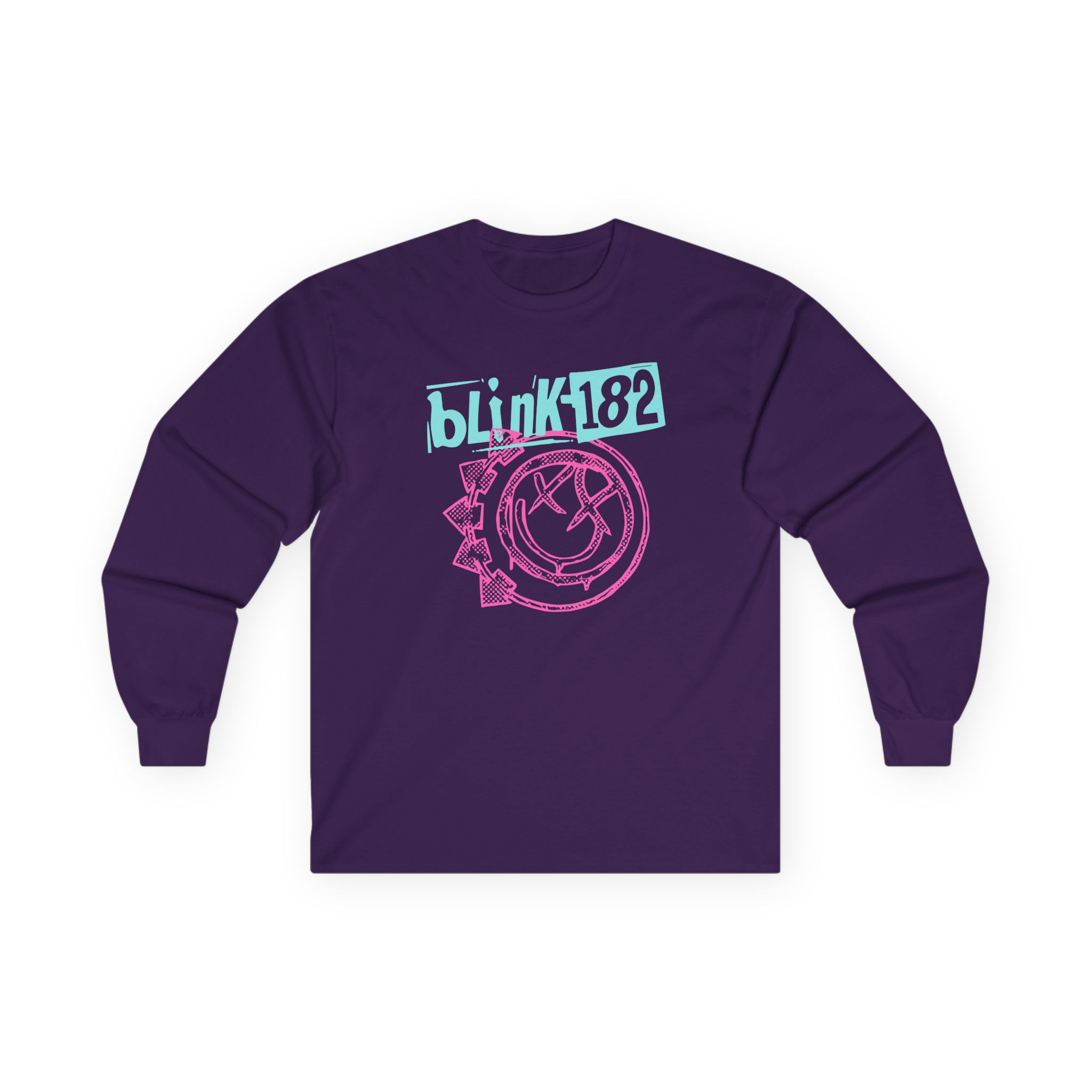 Blink 182 Smiley Crop Unisex Ultra Cotton Long Sleeve Tee