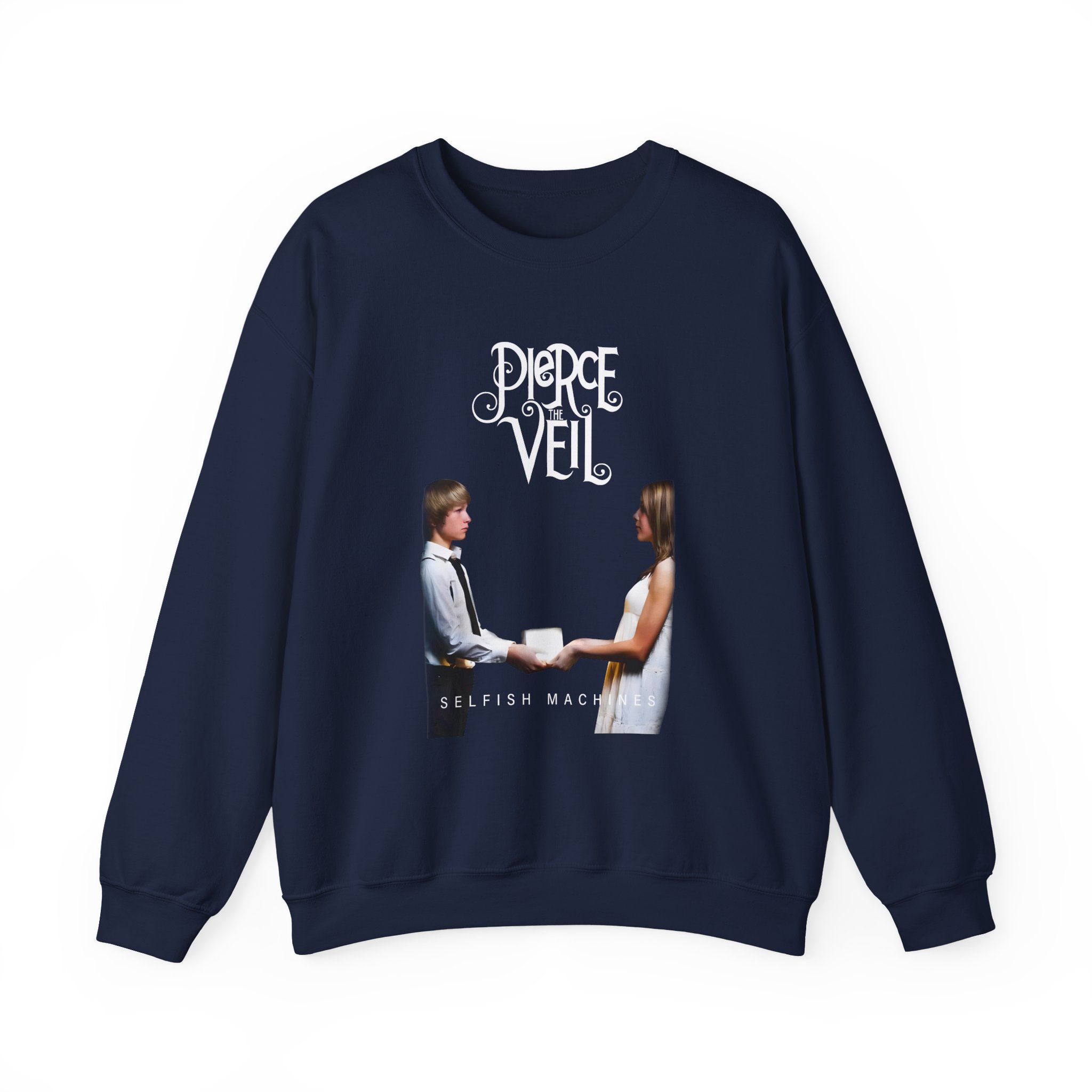 Pierce the Veil Selfish Machines Unisex Heavy Blendâ„¢ Crewneck Sweatshirt