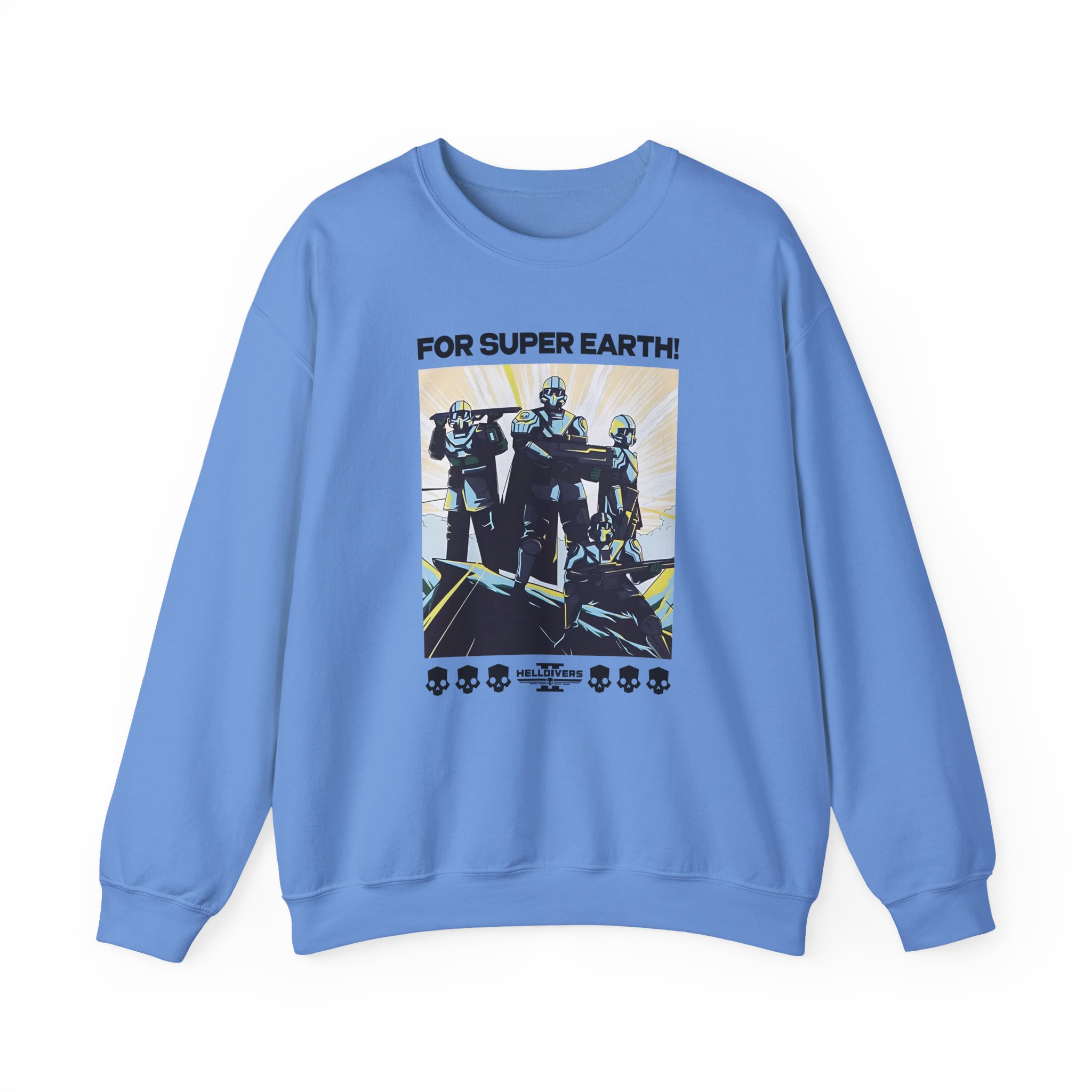 Helldivers for Democracy Unisex Heavy Blendâ„¢ Crewneck Sweatshirt