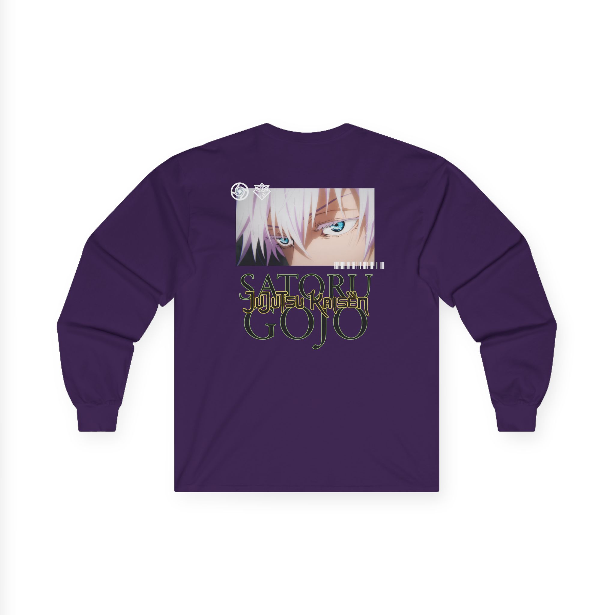 Jujutsu Kaisen X Dim Mak Gojo Eyes Unisex Ultra Cotton Long Sleeve Tee