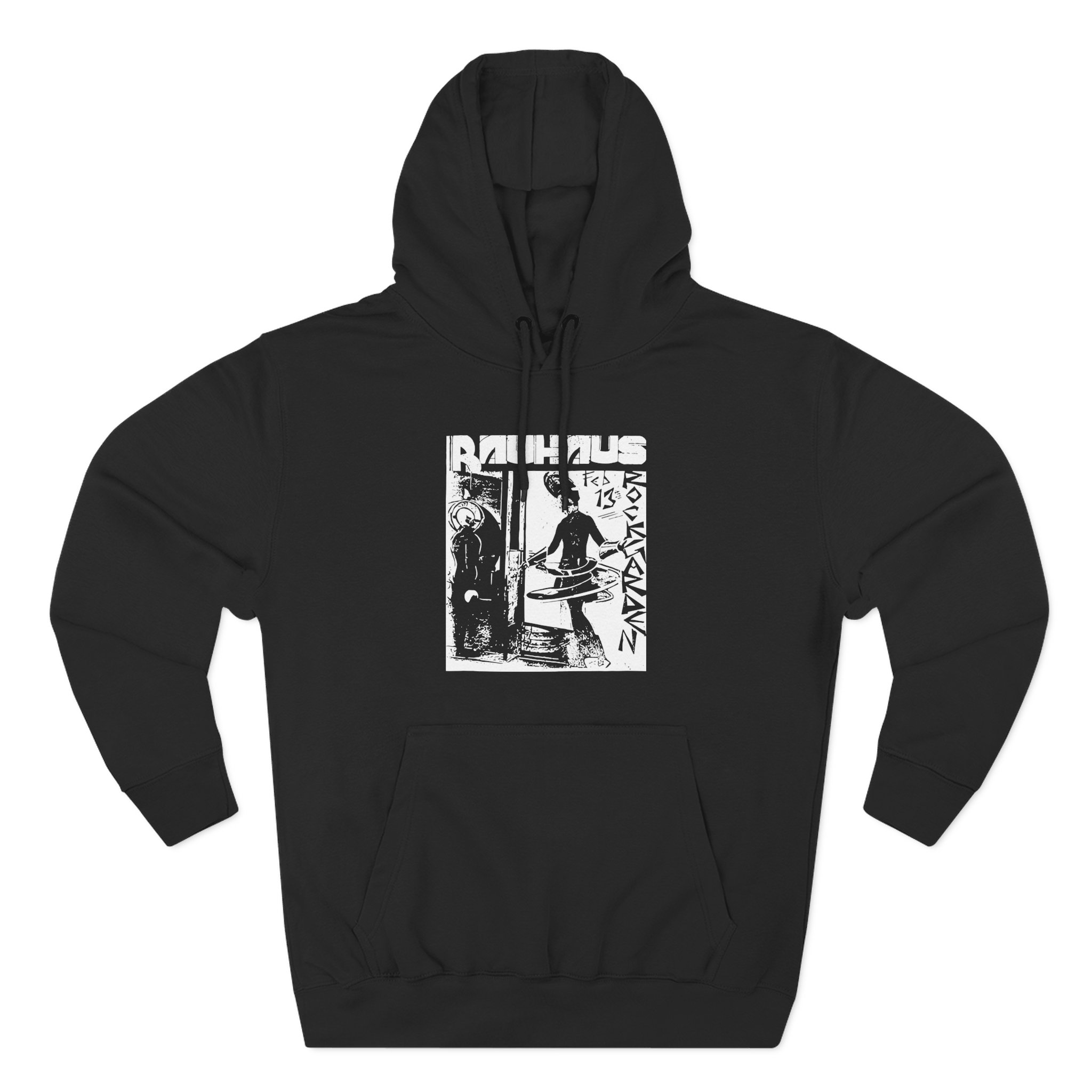 Bauhaus Three-Panel Fleece Hoodie