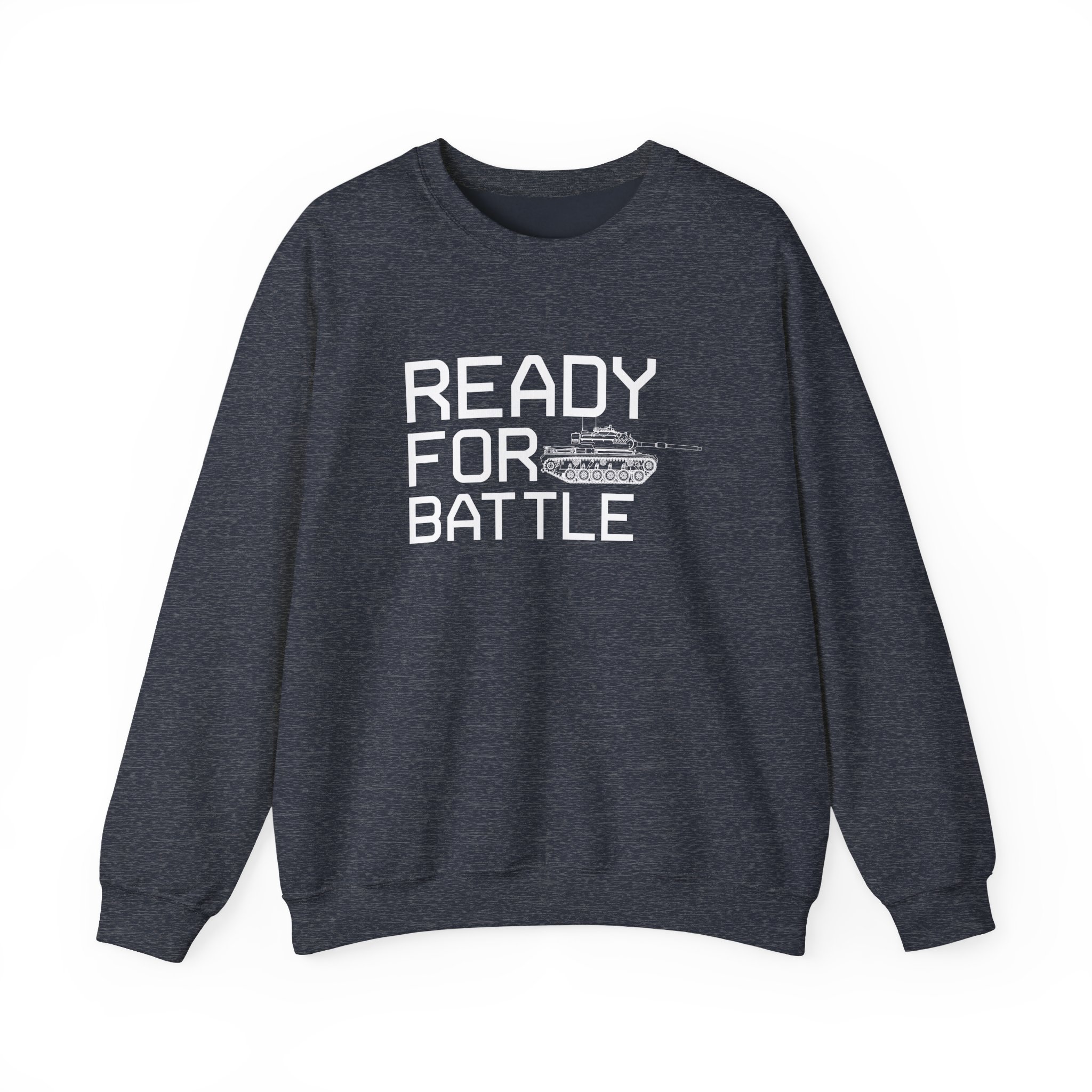 World of Tank Ready for Battle Unisex Heavy Blendâ„¢ Crewneck Sweatshirt