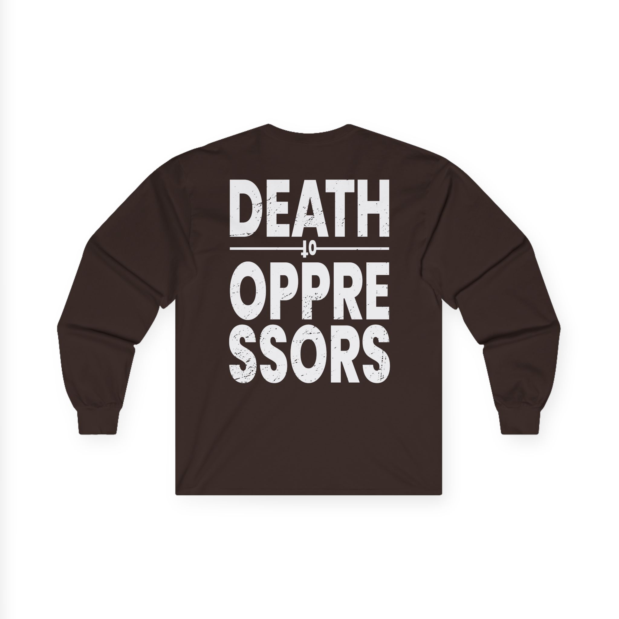 Get the Shot Death to Oppressors Unisex Ultra Cotton Long Sleeve Tee