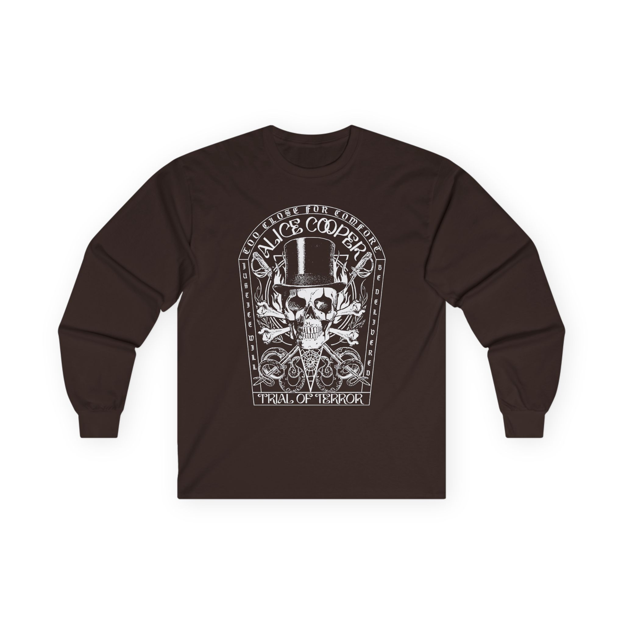 Alice Cooper Trial of Terror Unisex Ultra Cotton Long Sleeve Tee