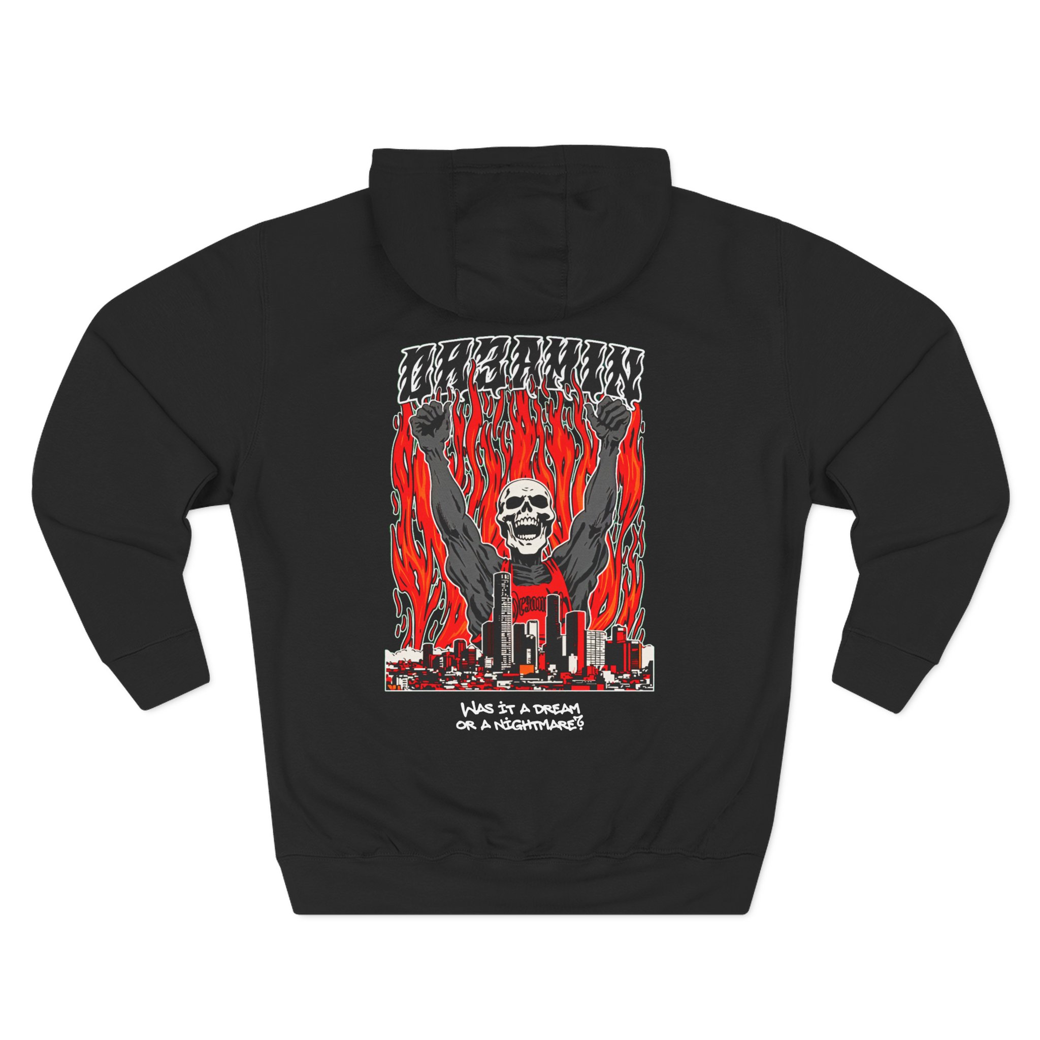 Clix Was It a Dream or a Nightmare? Three-Panel Fleece Hoodie