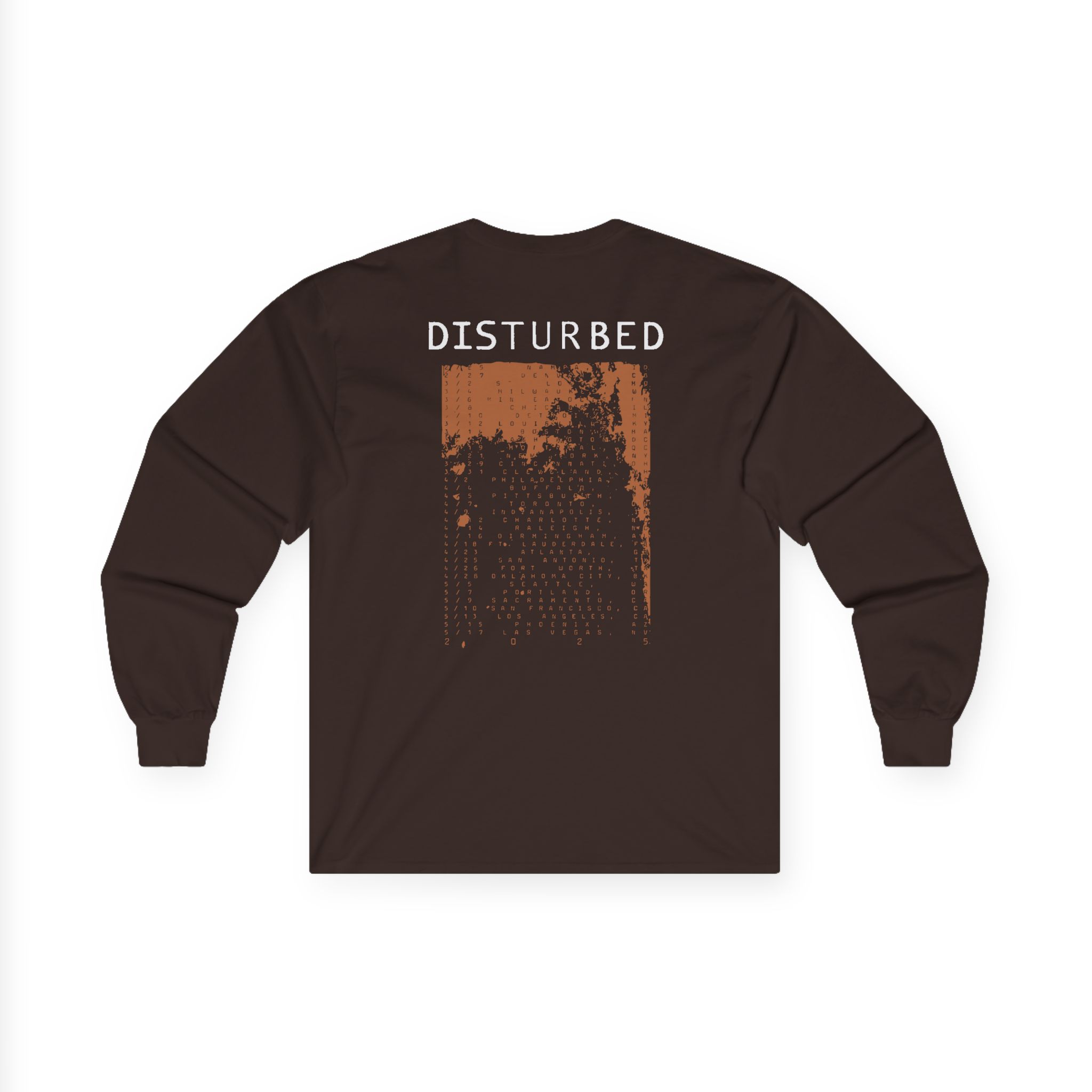 Disturbed Numb the Sickness Tour Unisex Ultra Cotton Long Sleeve Tee
