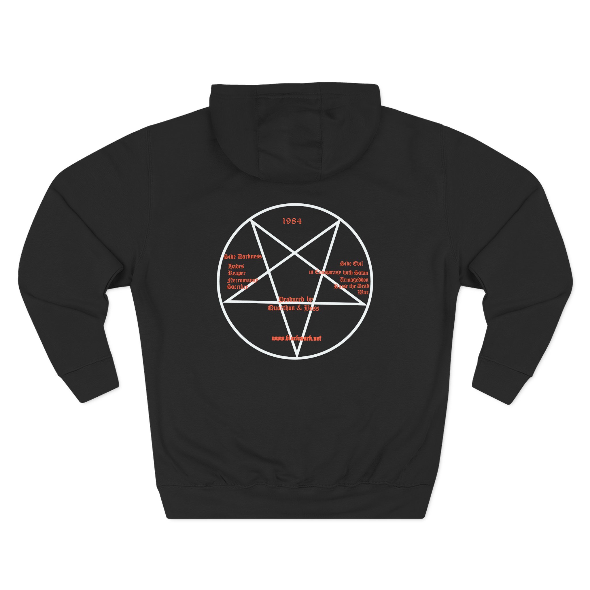 Bathory Goat Three-panel Fleece Hoodie