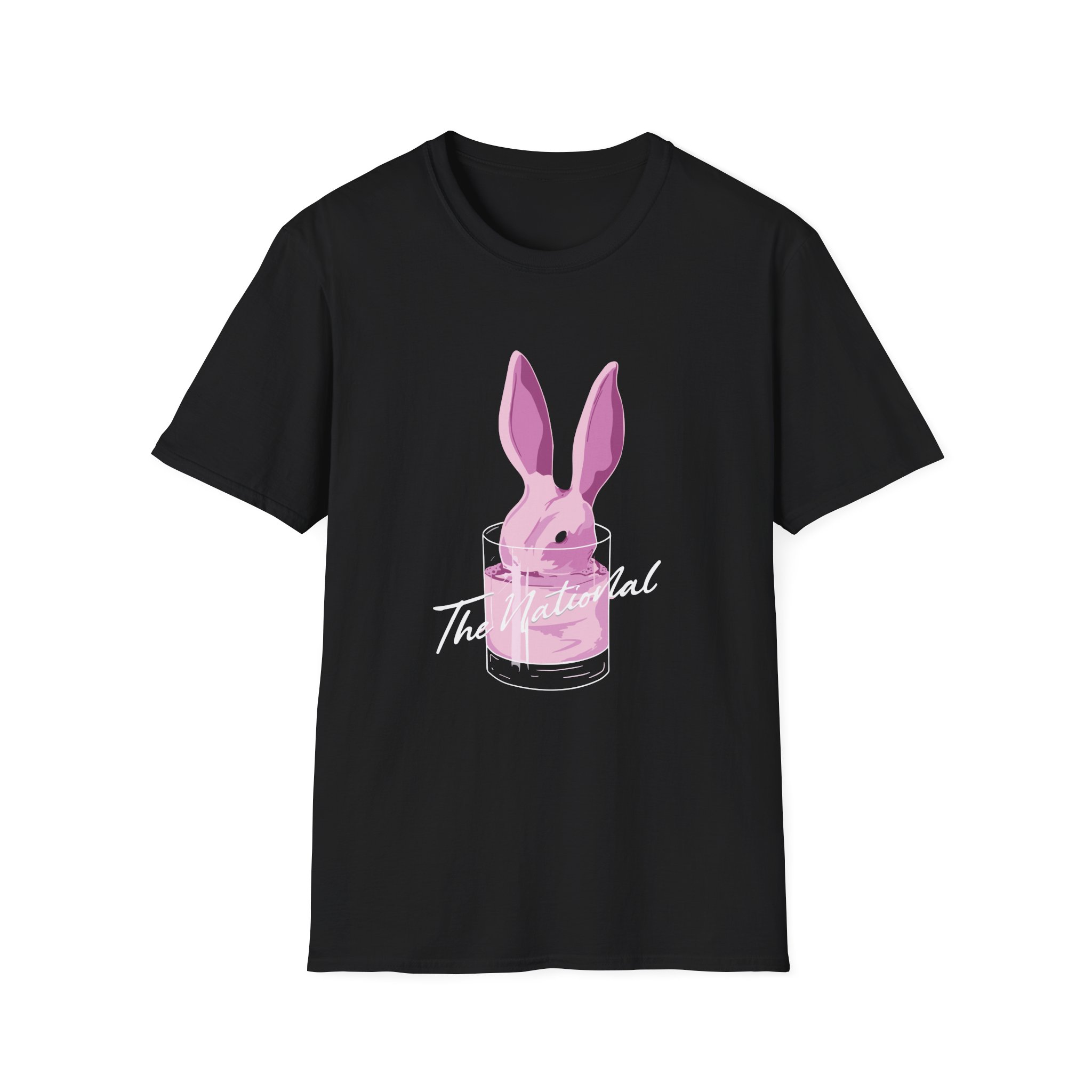 The National Pink Rabbits Unisex Softstyle T-shirt