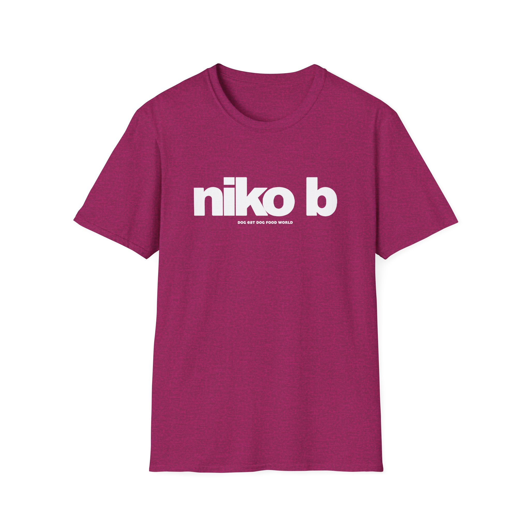 Niko B Dog Eat Dog Food World Unisex Softstyle T-shirt
