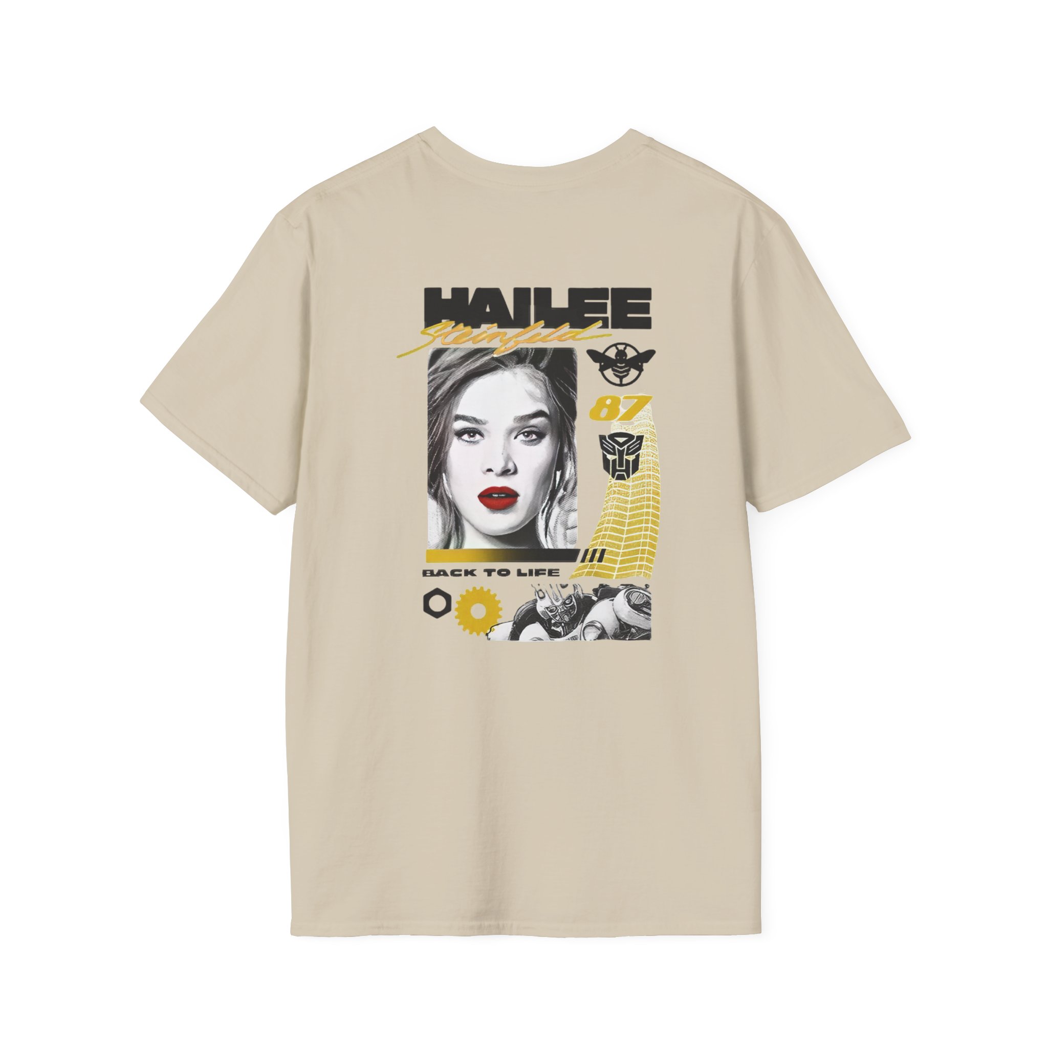 Hailee Steinfeld Bumblebee Moto Unisex Softstyle T-Shirt