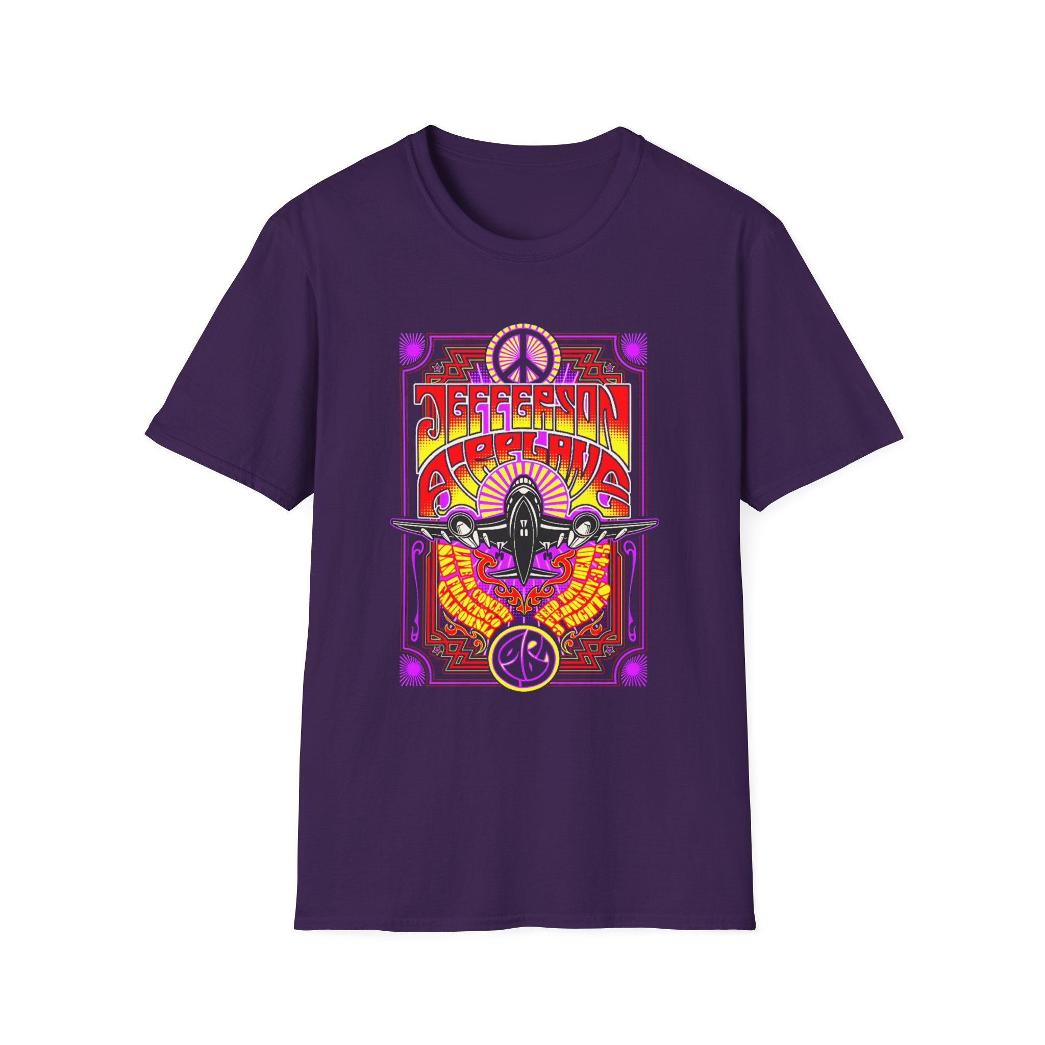 Jefferson Airplane Unisex Softstyle T-Shirt