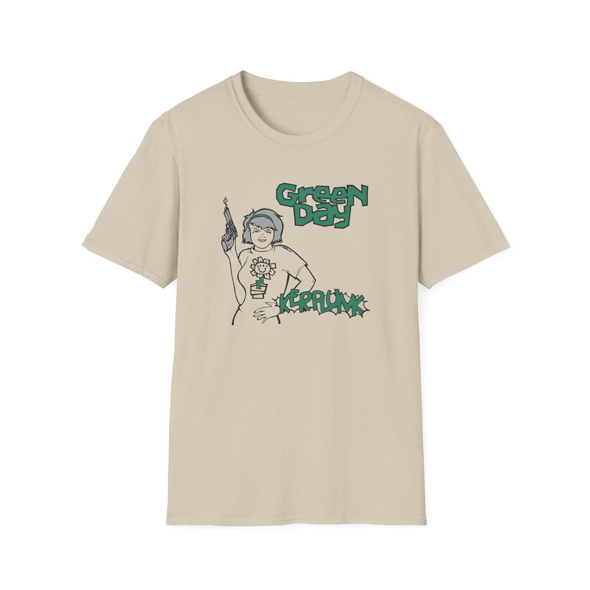 Green Day Kerplunk Baseball Unisex Softstyle T-Shirt