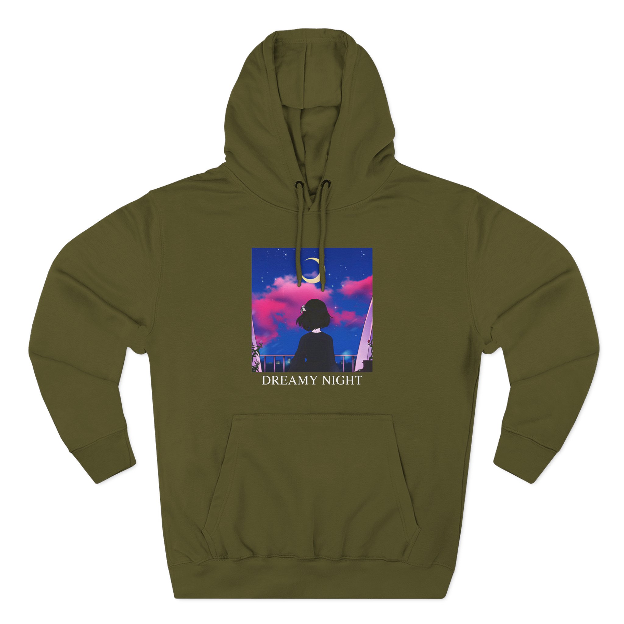 Lilypichu Dreamy Night Three-Panel Fleece Hoodie