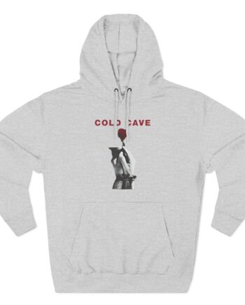 Cold Cave Rose Three-Panel Fleece Hoodie