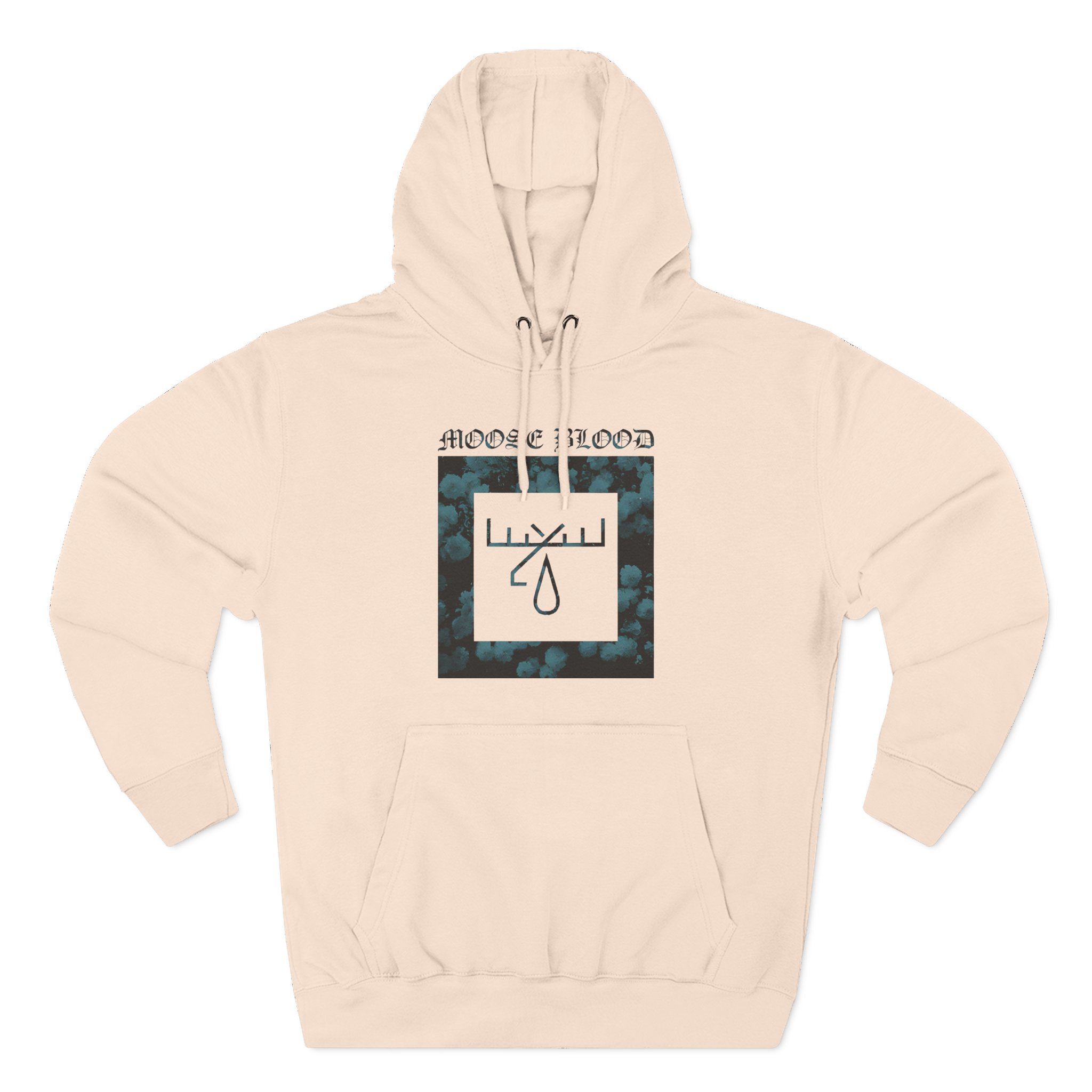 Moose Blood Garden Logo Three-Panel Fleece Hoodie