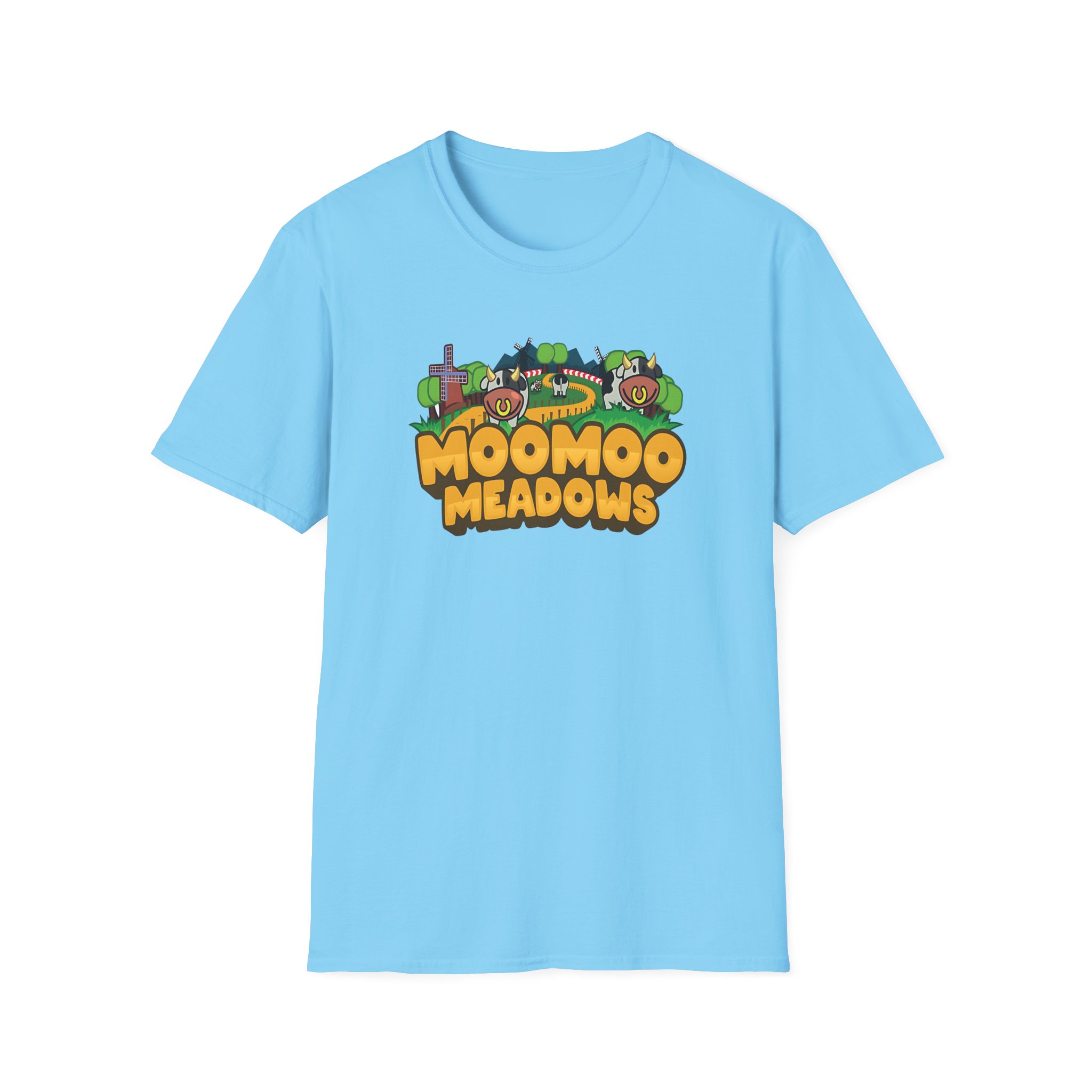 Georgenotfound Moo Moo Meadows Unisex Softstyle T-Shirt