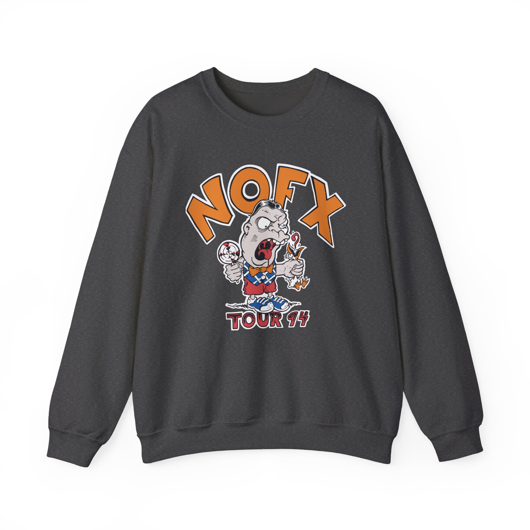 Nofx Lollipop Guy Unisex Heavy Blendâ„¢ Crewneck Sweatshirt