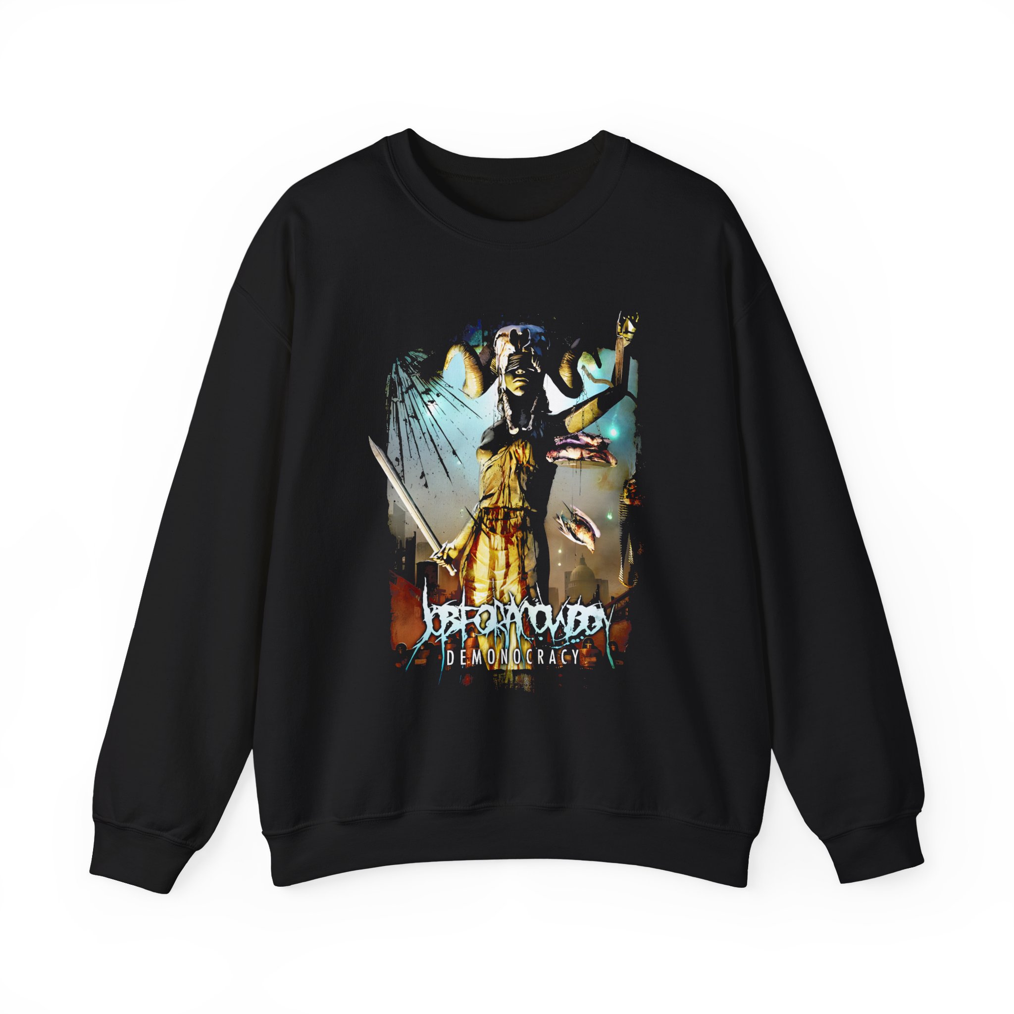 Job for a Cowboy Unisex Heavy Blendâ„¢ Crewneck Sweatshirt