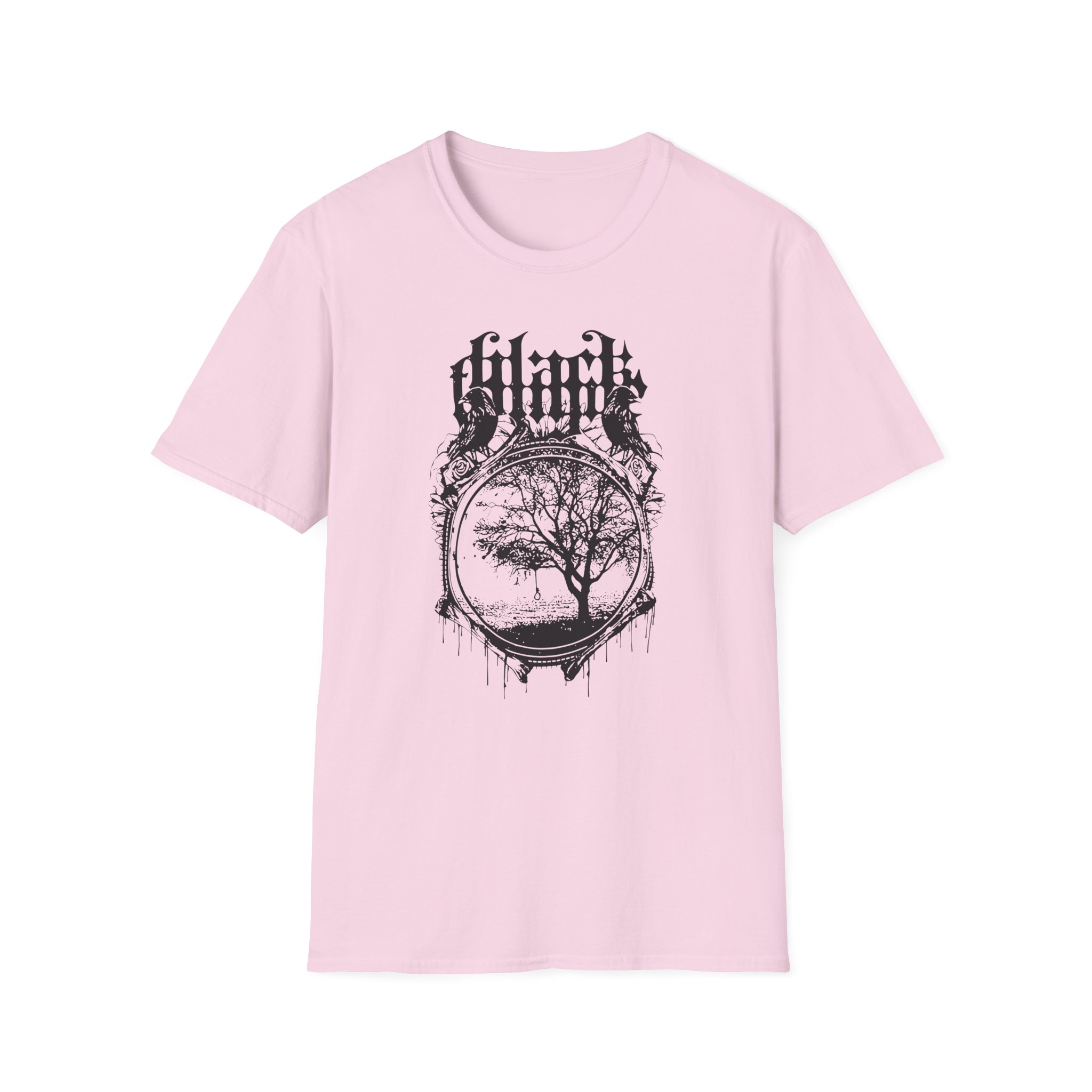 Black Tongue Murder Of Crows Unisex Softstyle T-Shirt
