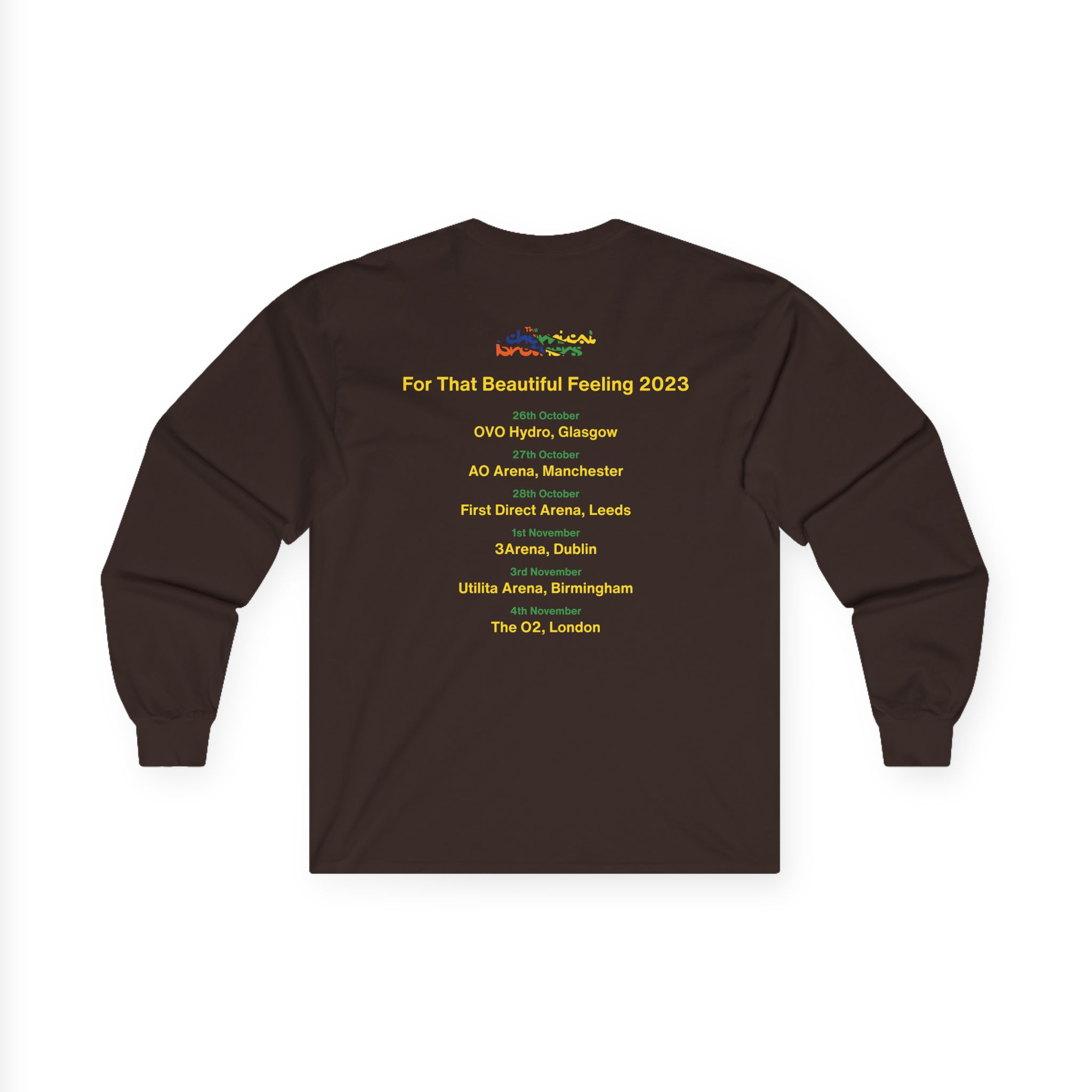 The Chemical Brothers for That Beautiful Feeling Tour Unisex Ultra Cotton Long Sleeve Tee