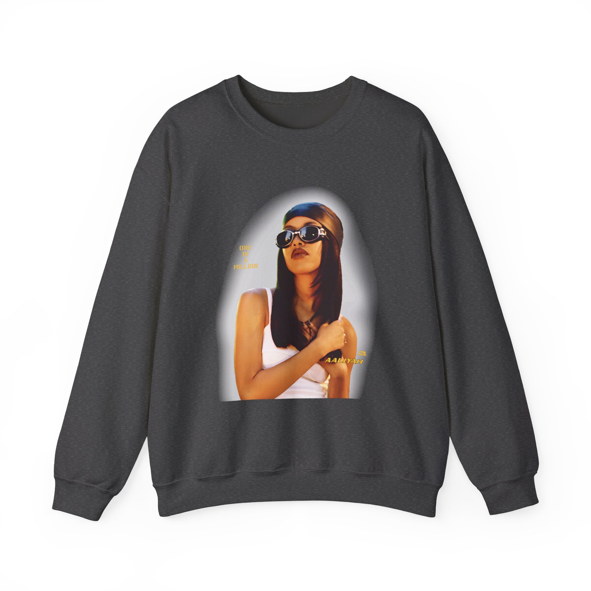 Aaliyah OIAM Portrait Unisex Heavy Blendâ„¢ Crewneck Sweatshirt