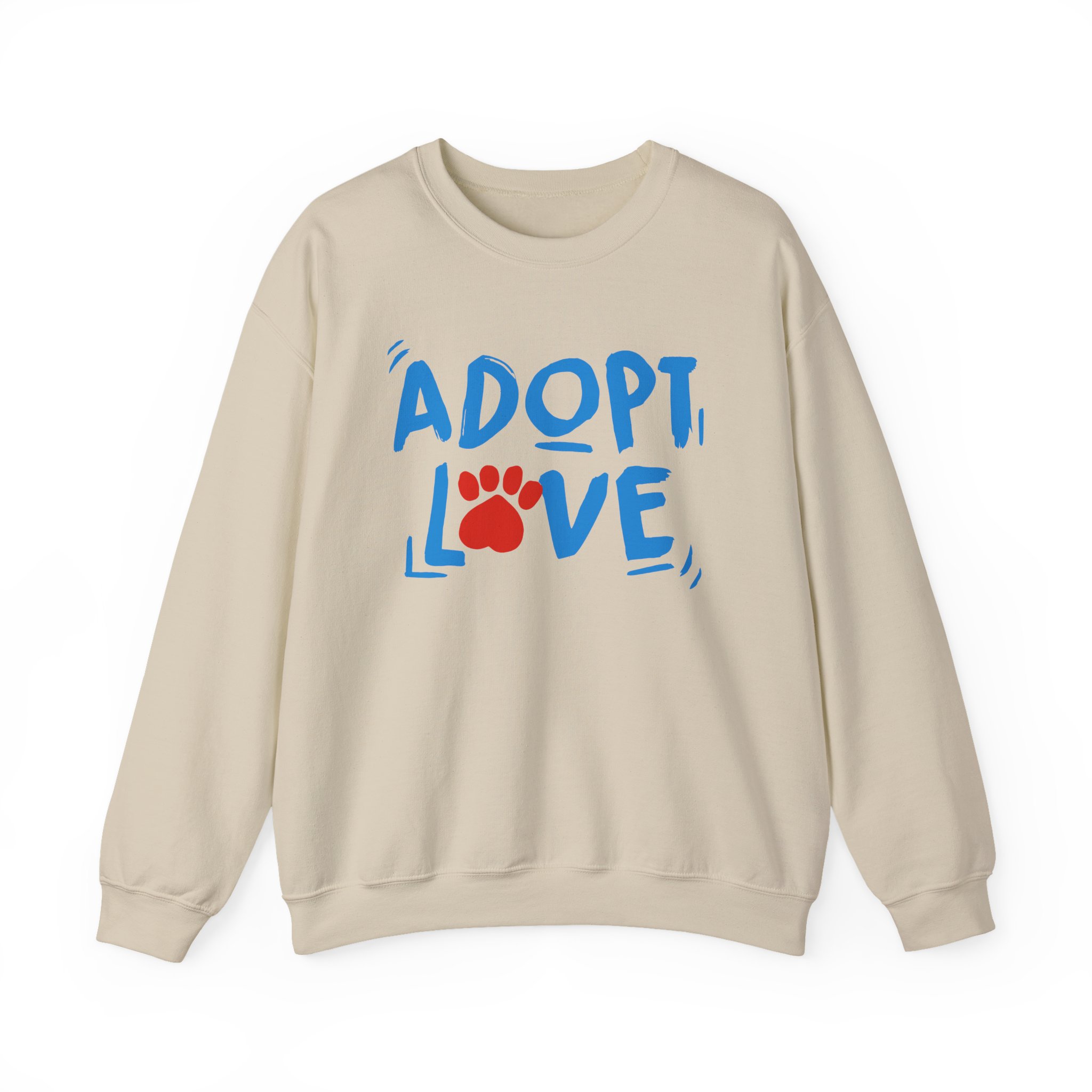 Nina Dobrev Adopt Love Unisex Heavy Blendâ„¢ Crewneck Sweatshirt