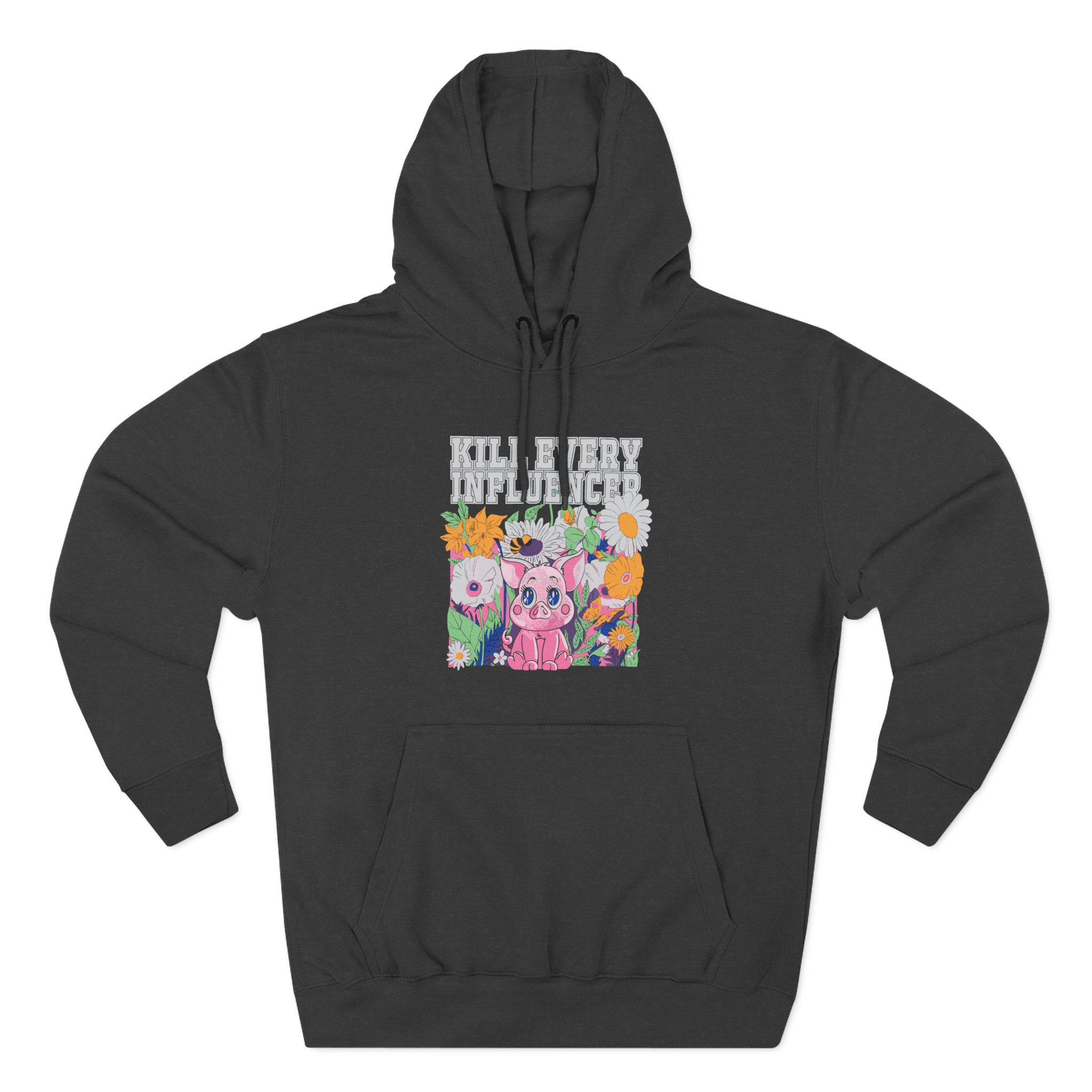 Meatcanyon Kill Every Iuencers Three-Panel Fleece Hoodie