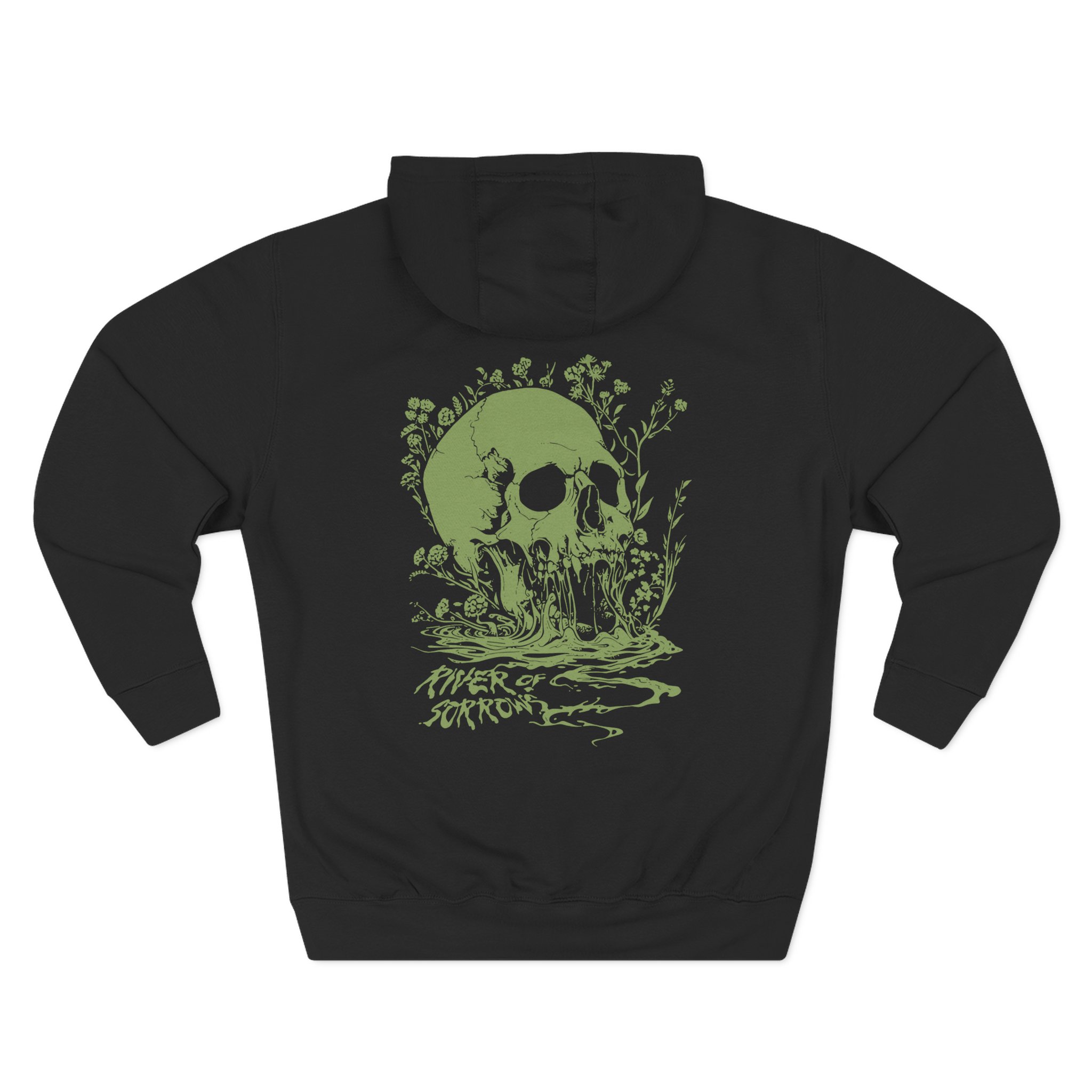 Paleface Skull of Sorrow Three-Panel Fleece Hoodie