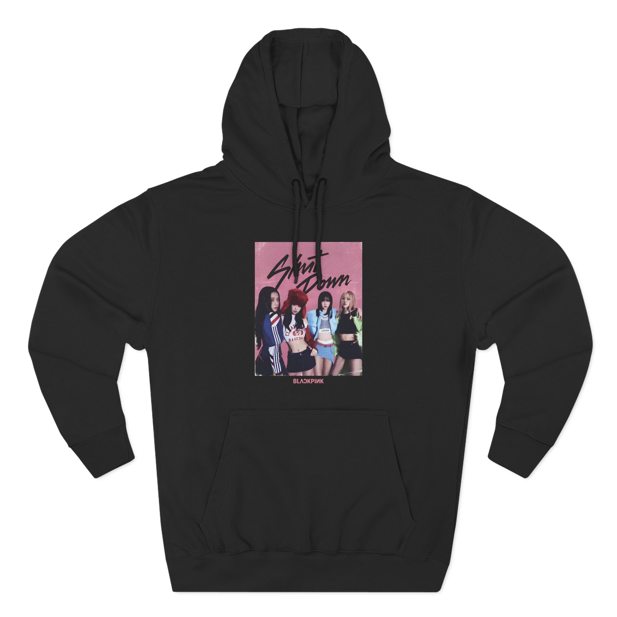 B Shut Down Three-Panel Fleece Hoodie