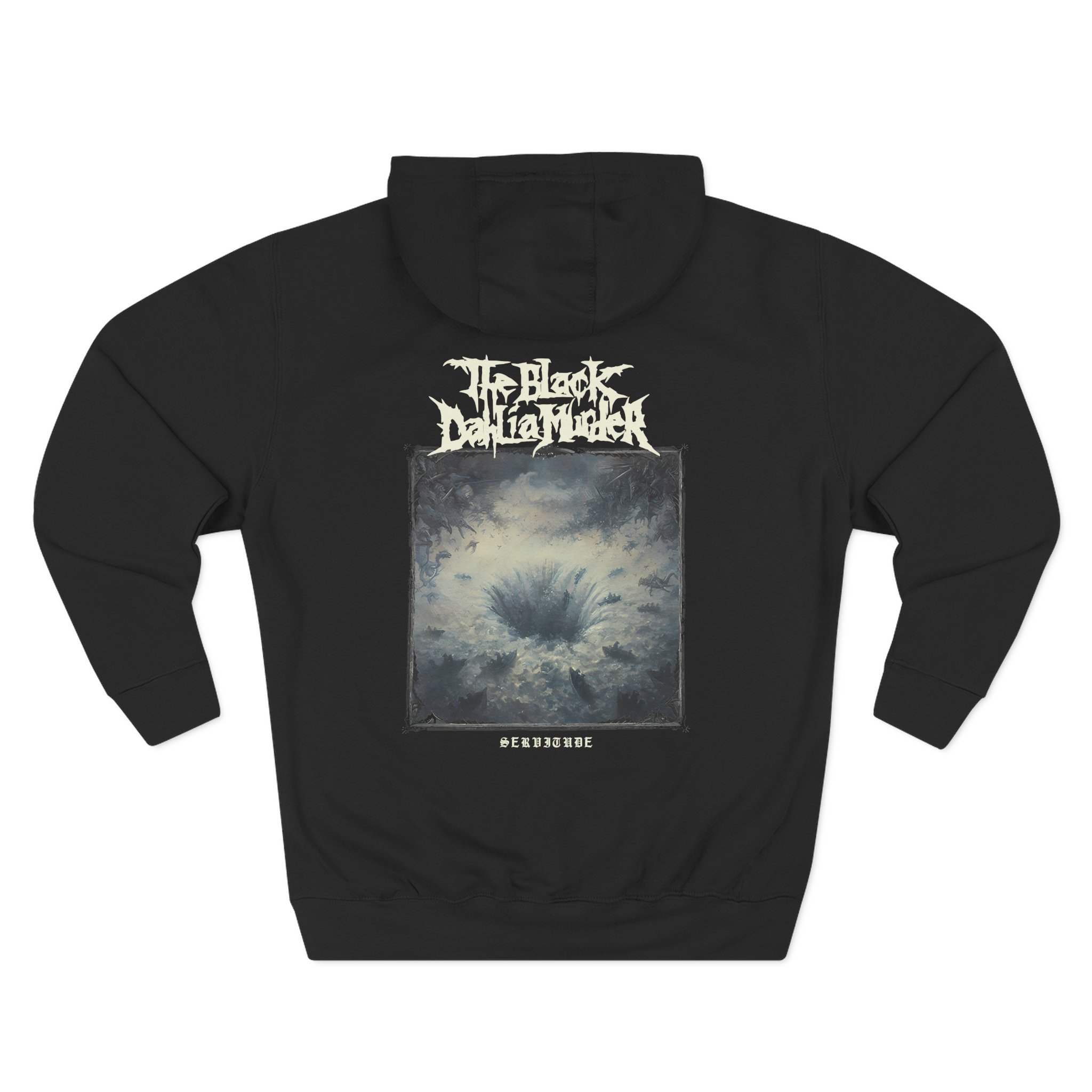 The Black Dahlia Murder Servitude Three-Panel Fleece Hoodie