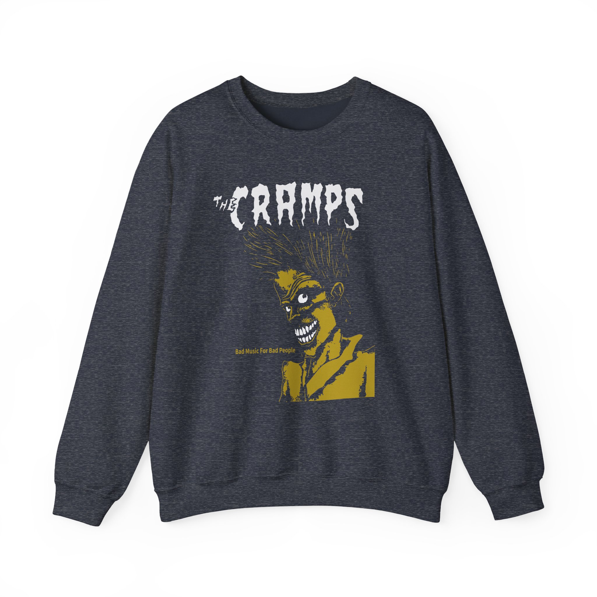 The Cramps Bad Music for Bad People Unisex Heavy Blendâ„¢ Crewneck Sweatshirt