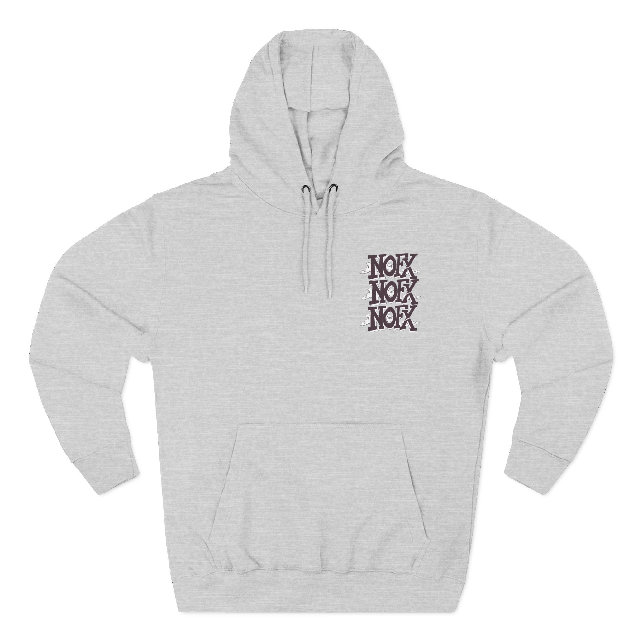 Nofx Allbums Three-Panel Fleece Hoodie