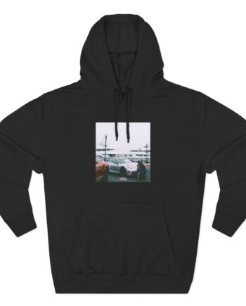 Larry June Spaceships on the Blade Three-Panel Fleece Hoodie