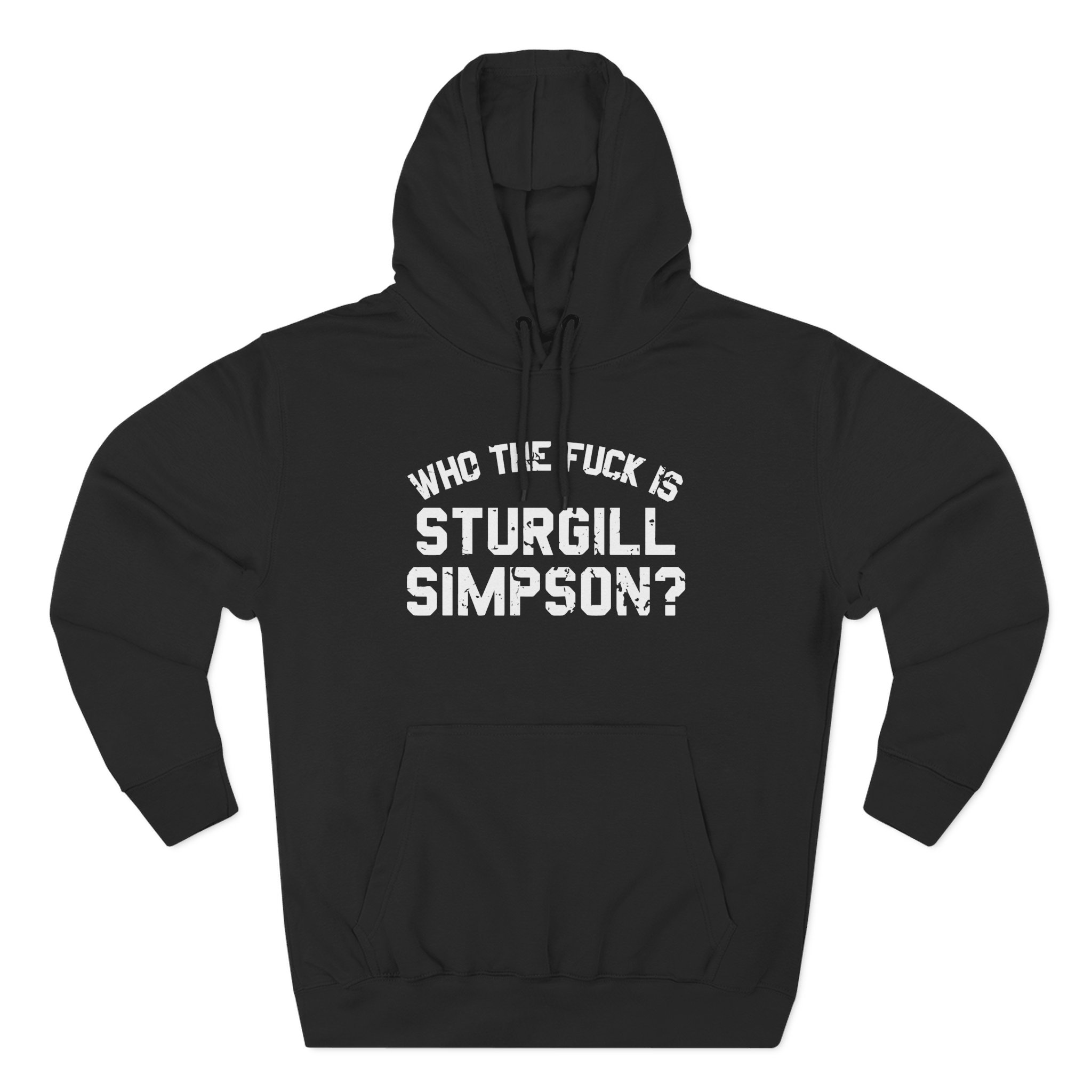 Sturgill Simpson Who The F*ck Is Sturgill Simpson Three-Panel Fleece Hoodie