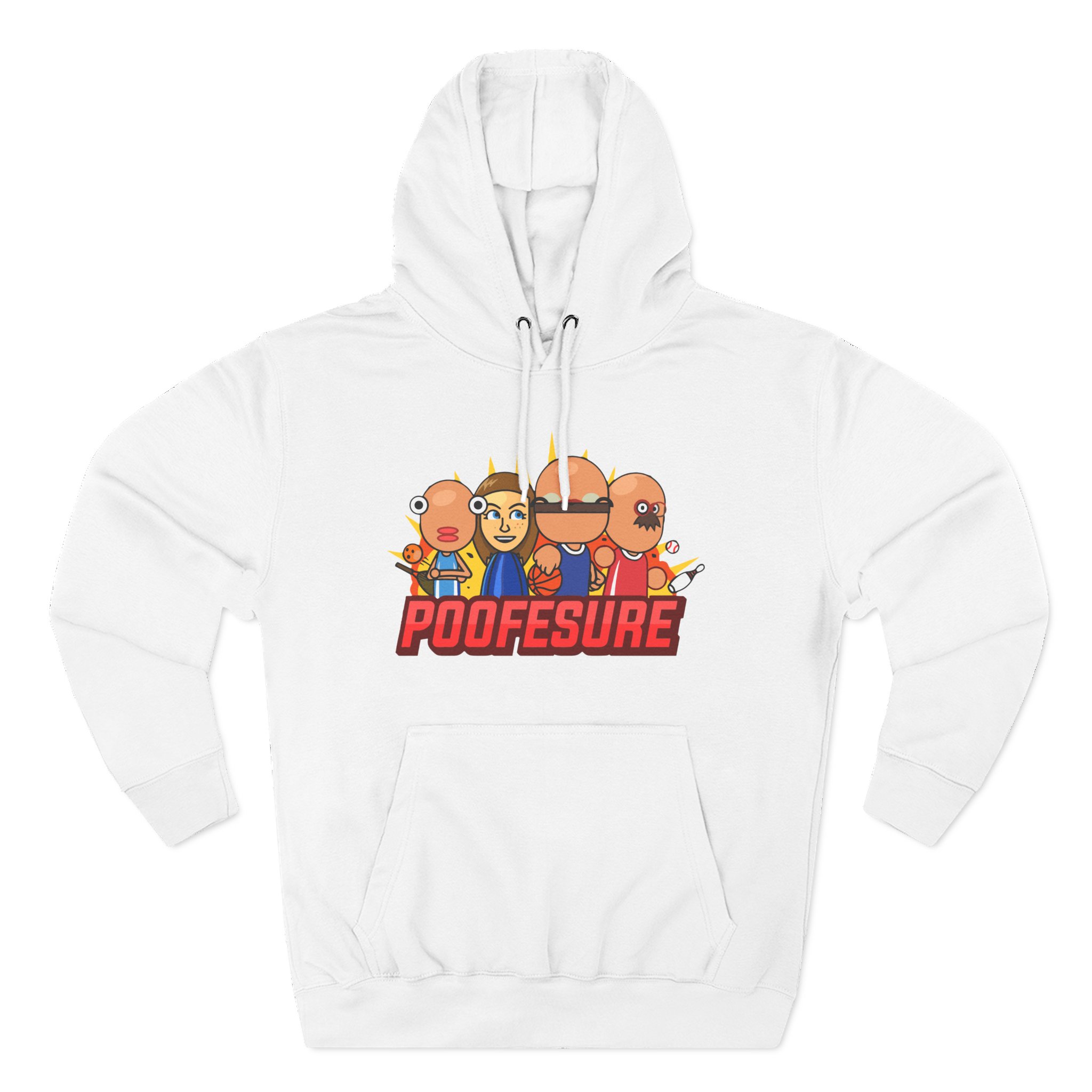 Poofesure Three-Panel Fleece Hoodie