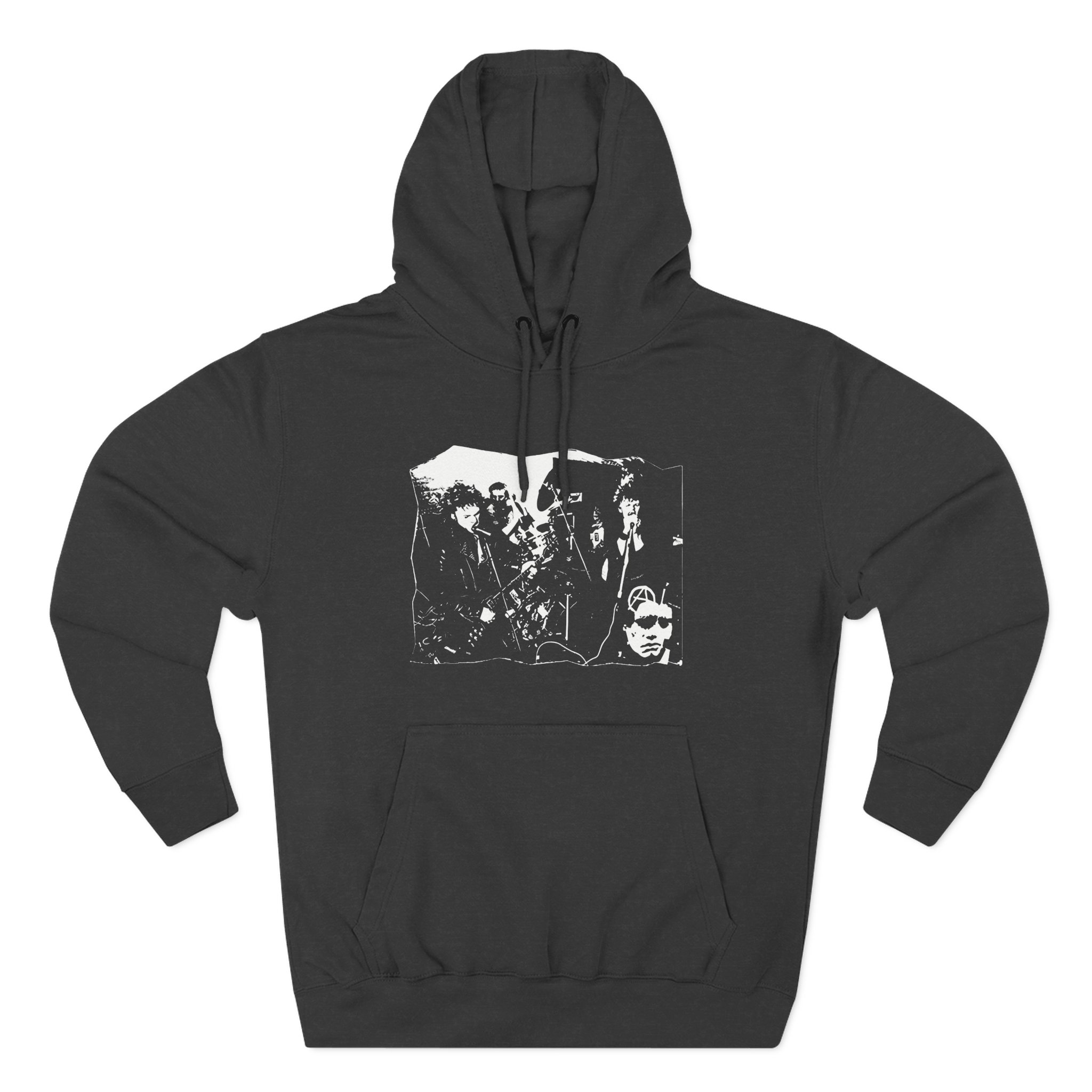 Discharge Casualties of War Three-Panel Fleece Hoodie