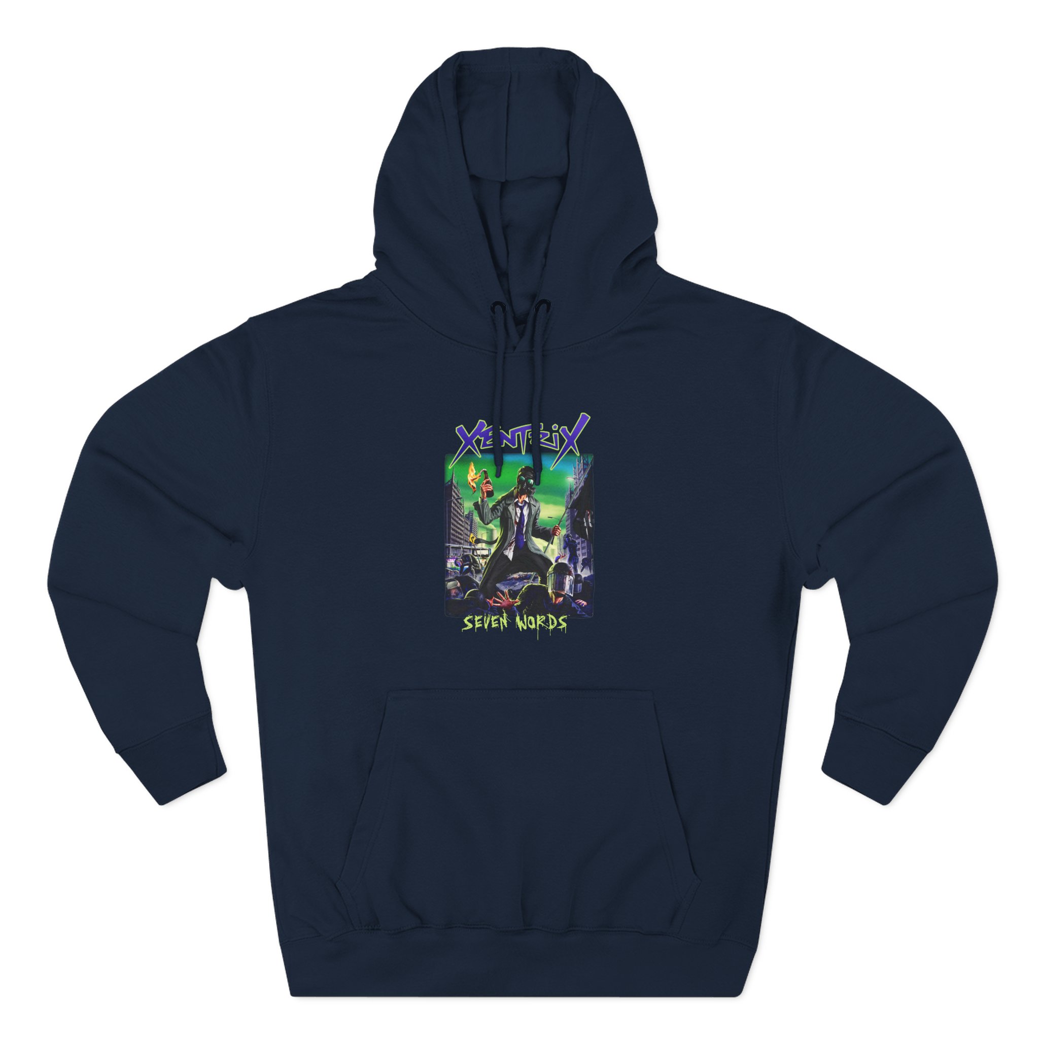 Xentrix Seven Words Three-Panel Fleece Hoodie