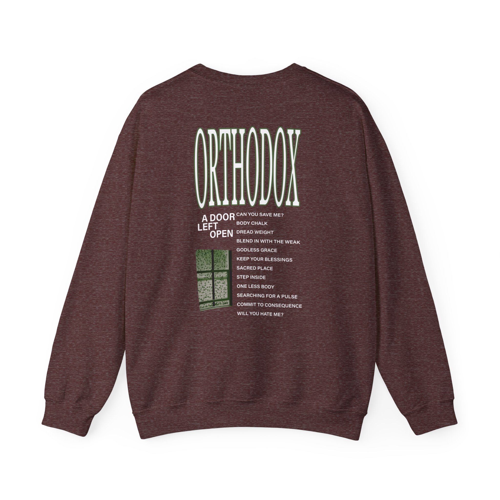 Orthodox a Door Left Open Unisex Heavy Blendâ„¢ Crewneck Sweatshirt
